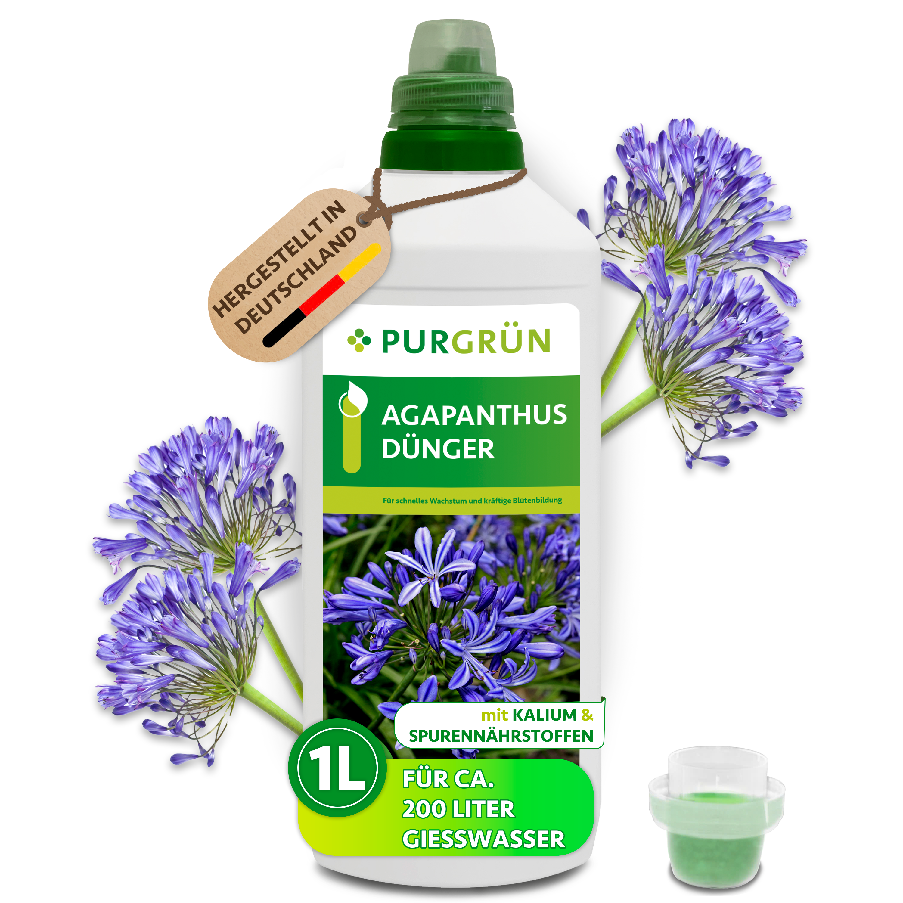 Purgrün Agapanthus-Dünger 1 Liter