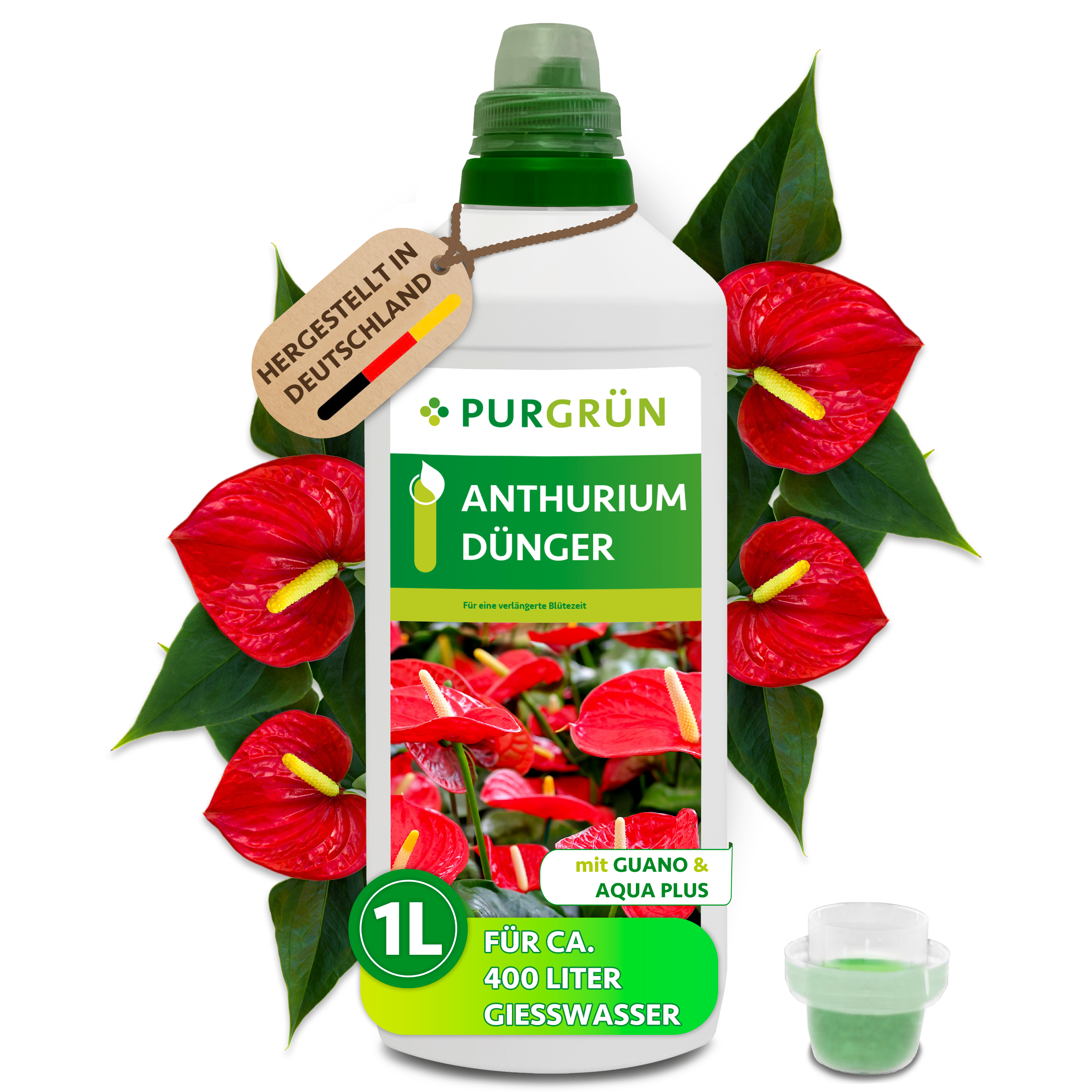Purgrün Anthurium-Dünger 1 Liter