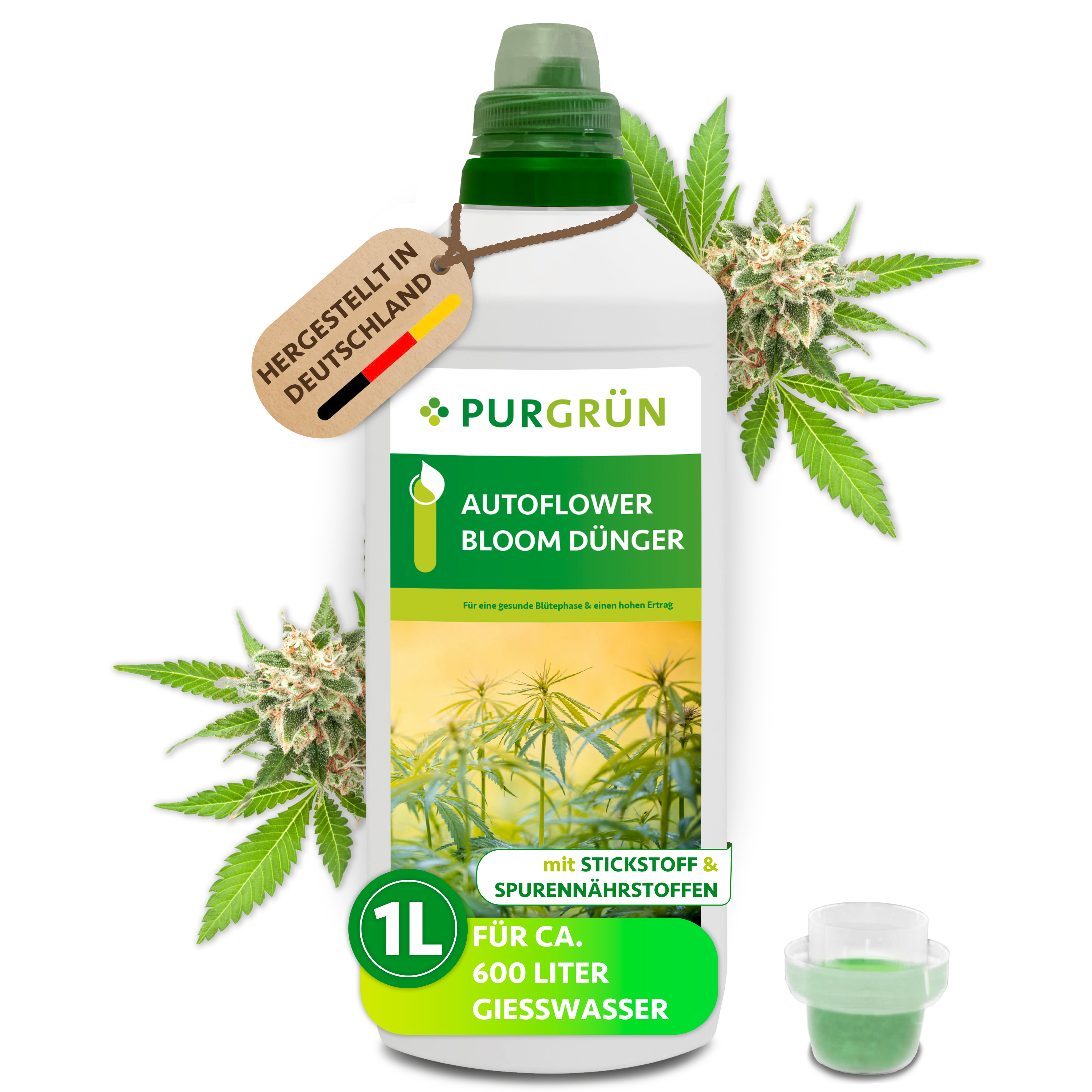 Autoflower-Bloom-Dünger 1 Liter – Purgrün