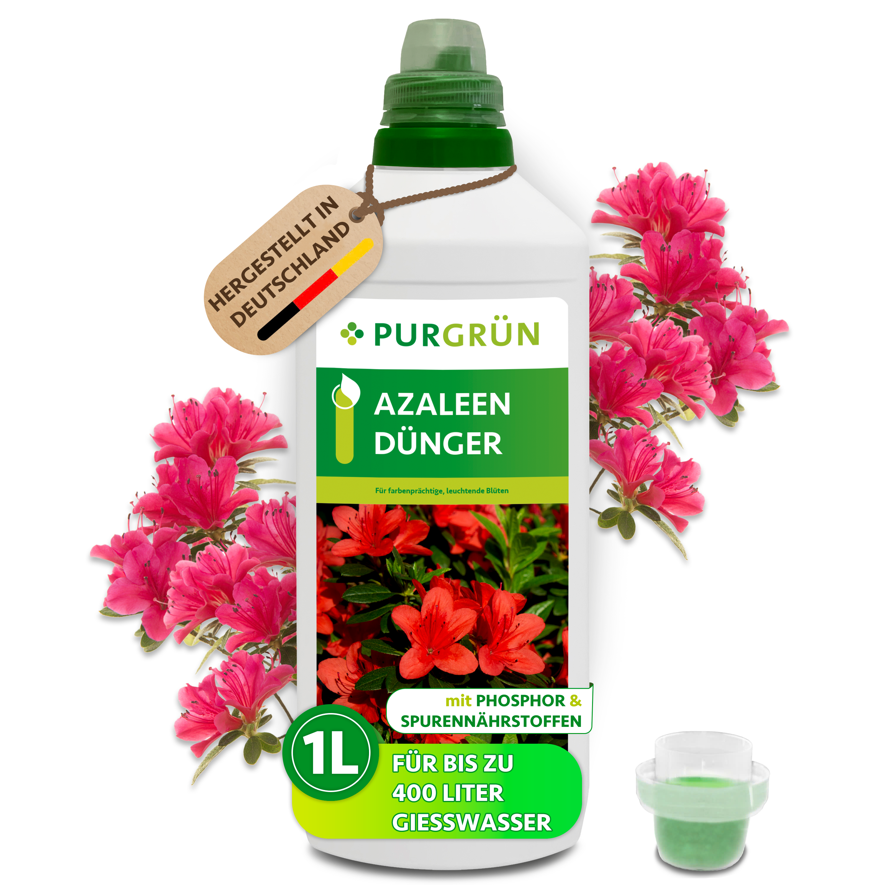 azaleen düngen mit blaukorn Purgrün Azaleen-Dünger 1 Liter