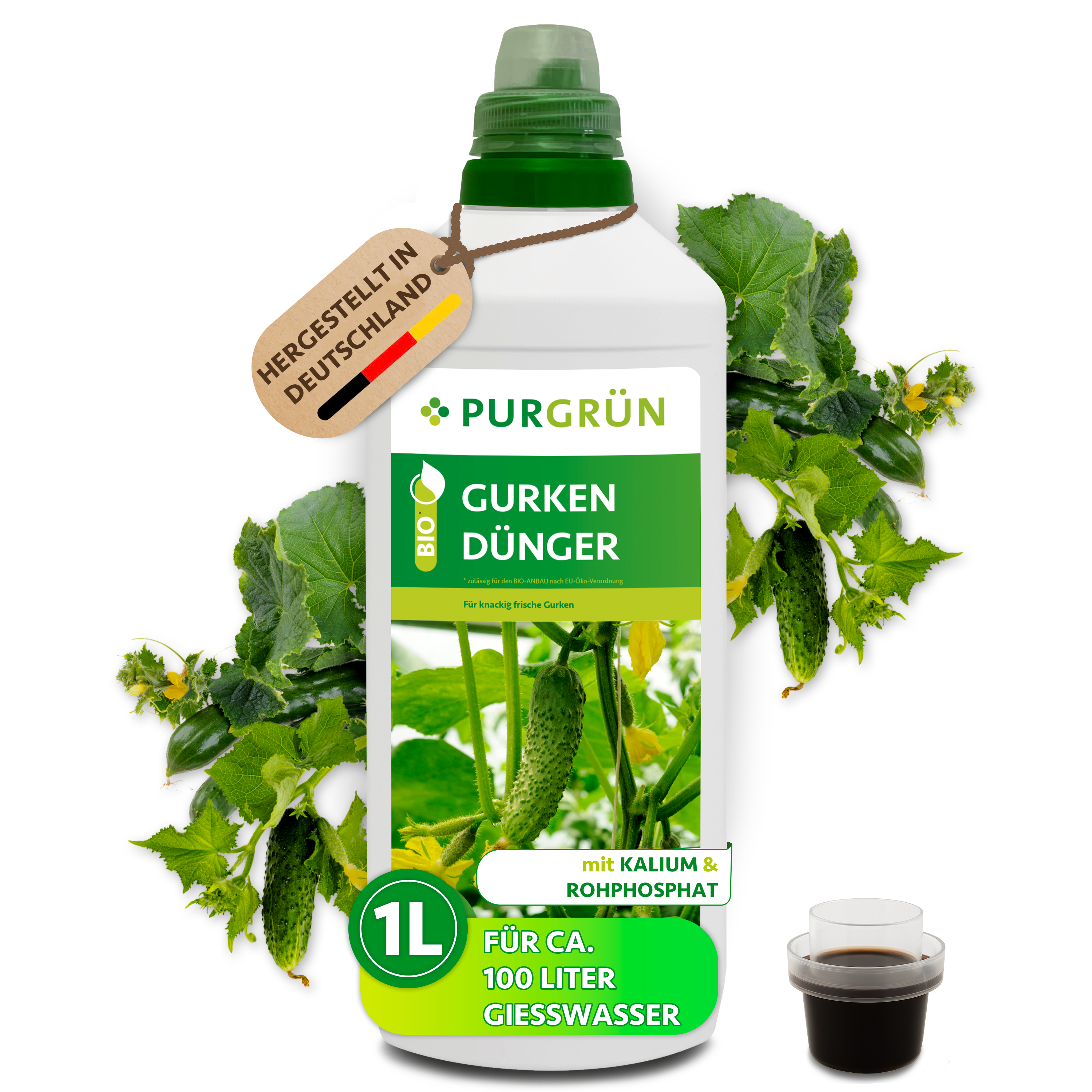 Purgrün Bio-Gurkendünger 1 Liter