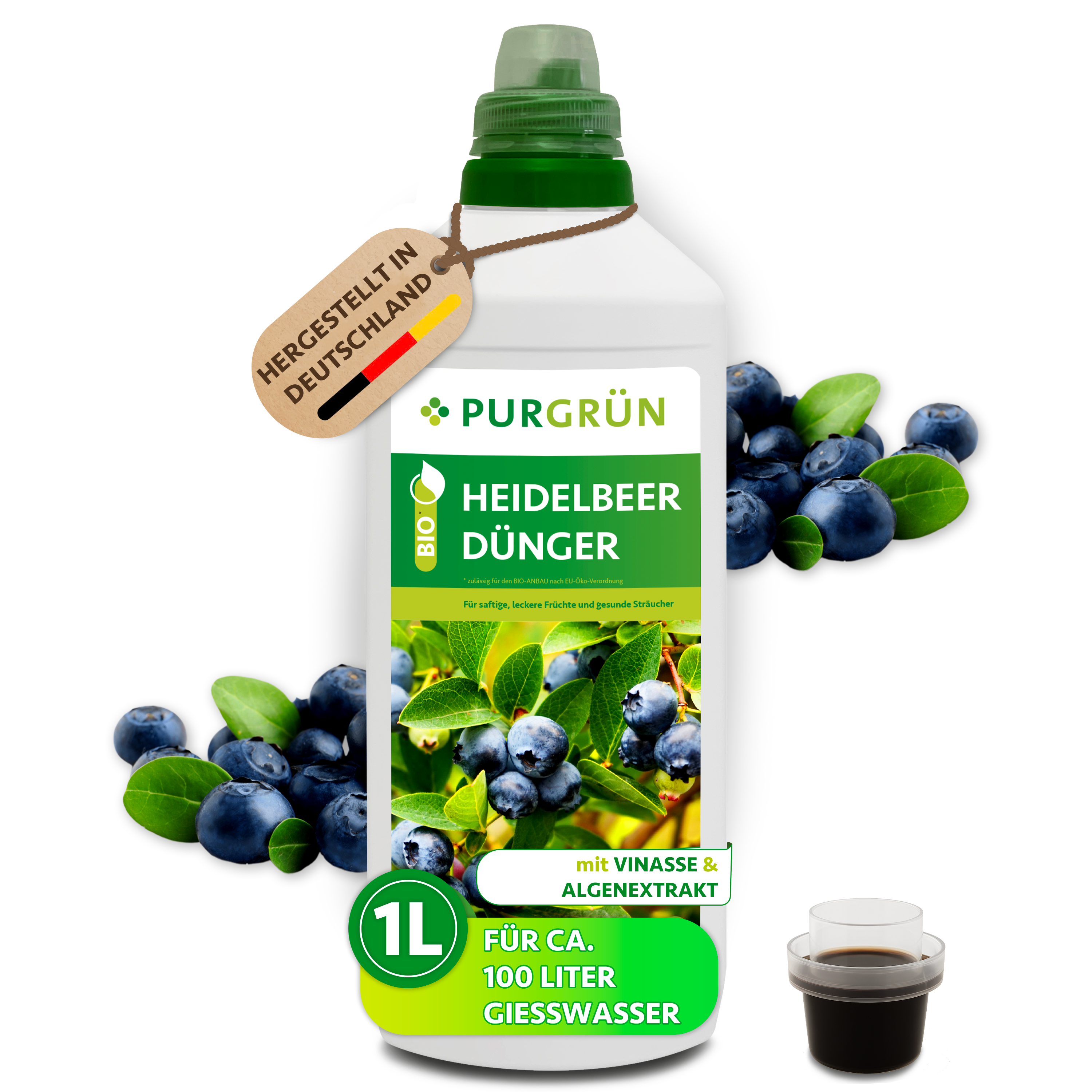 Purgrün Bio-Heidelbeerdünger 1 Liter