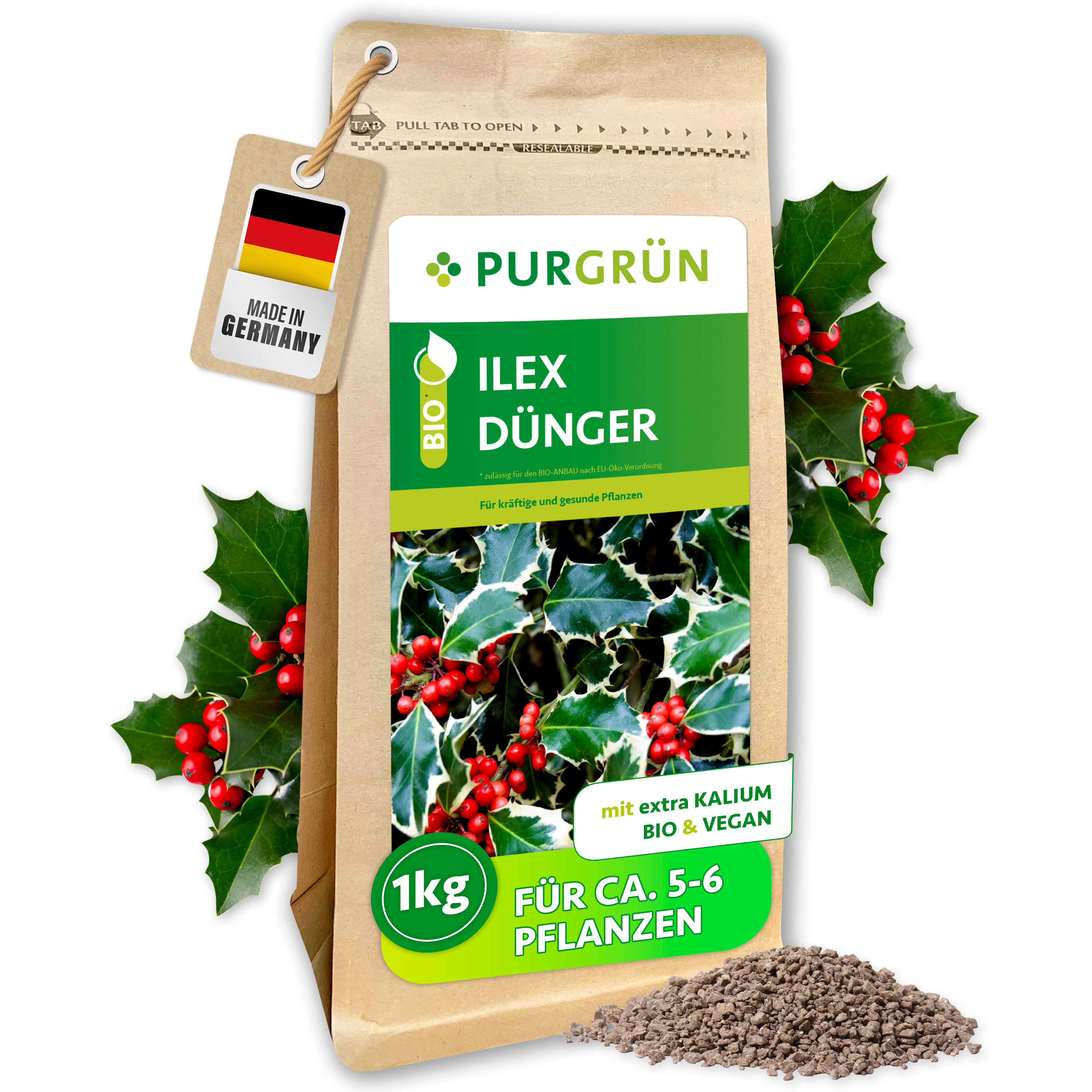 Purgrün Ilex-Dünger 1 kg