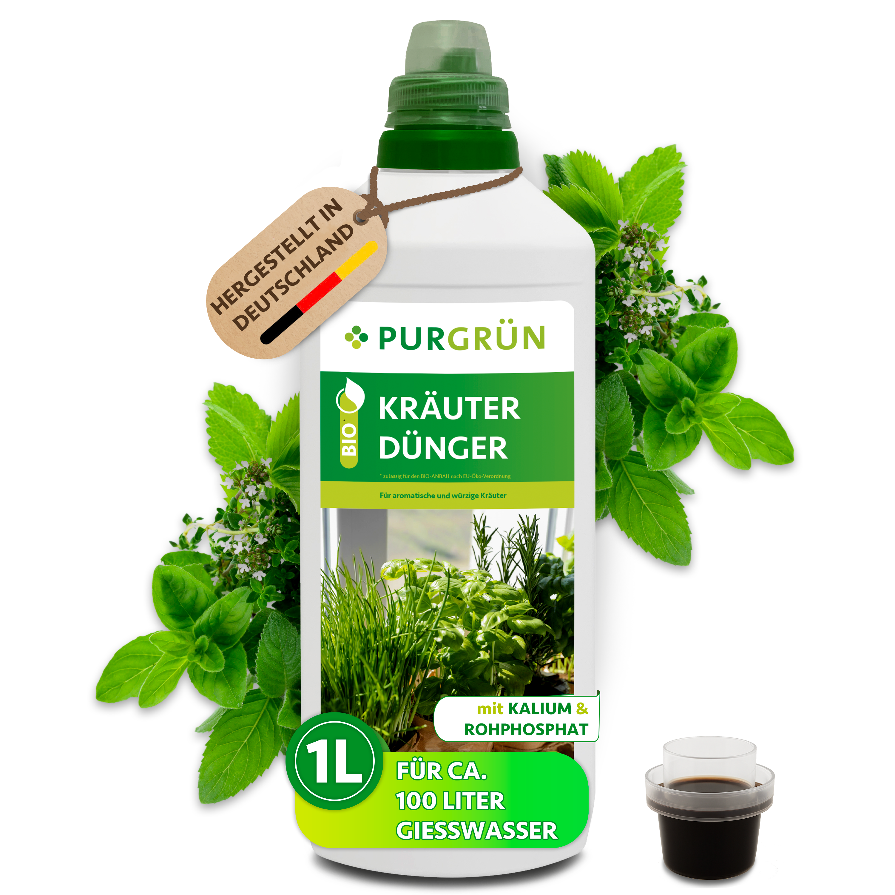 Purgrün Bio-Kräuterdünger 1 Liter