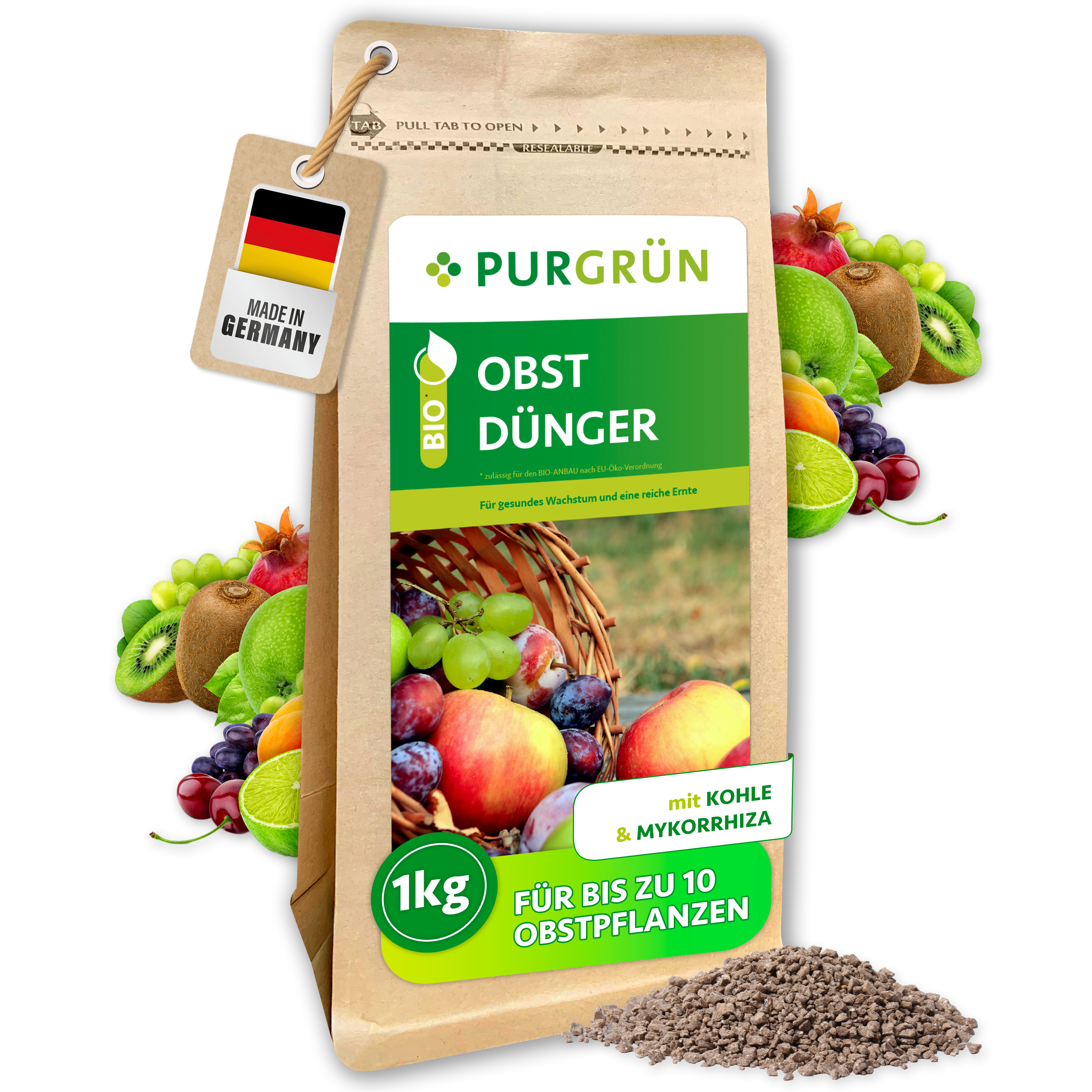Purgrün Bio-Obstdünger 1 kg
