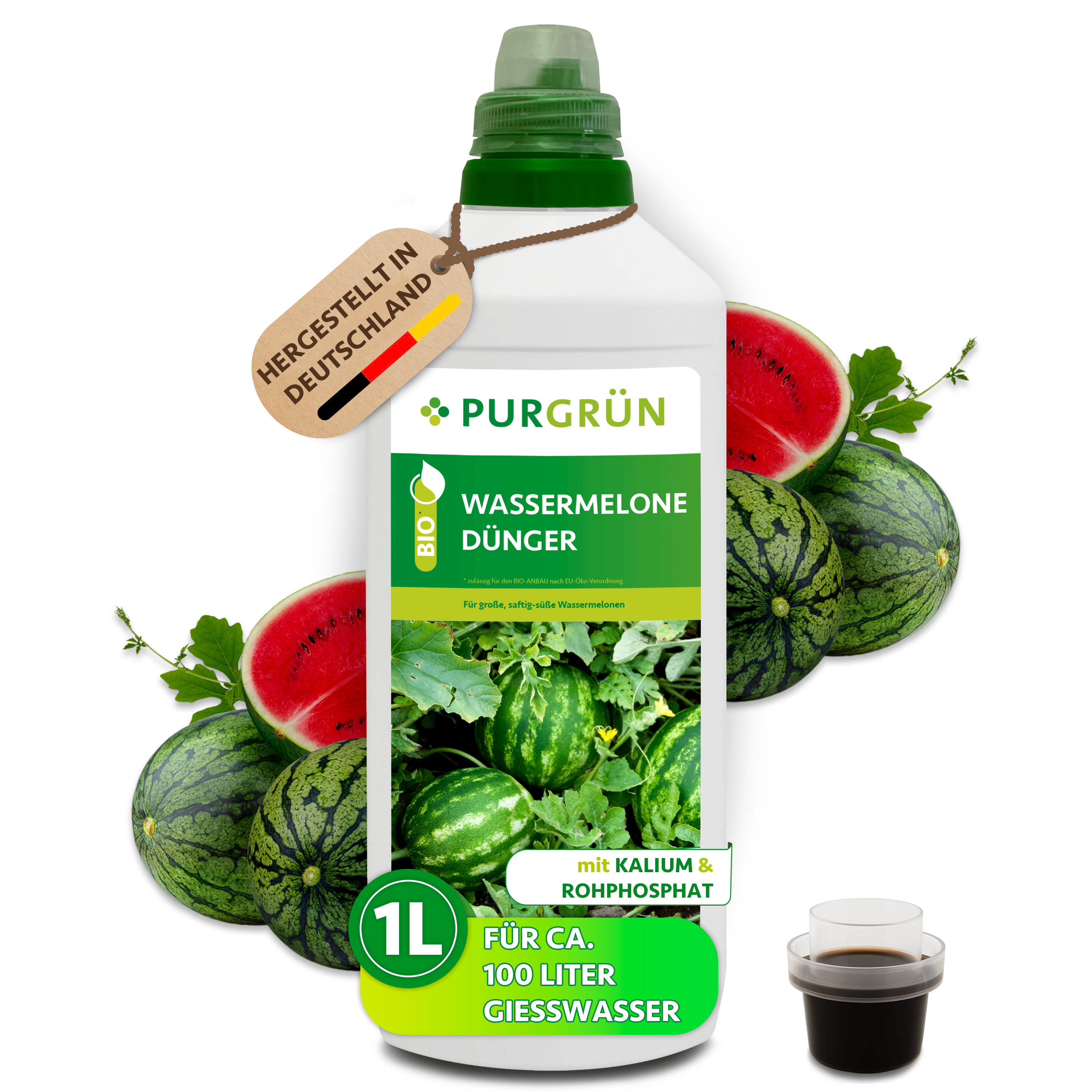 Purgrün Bio-Wassermelone-Dünger 1 Liter