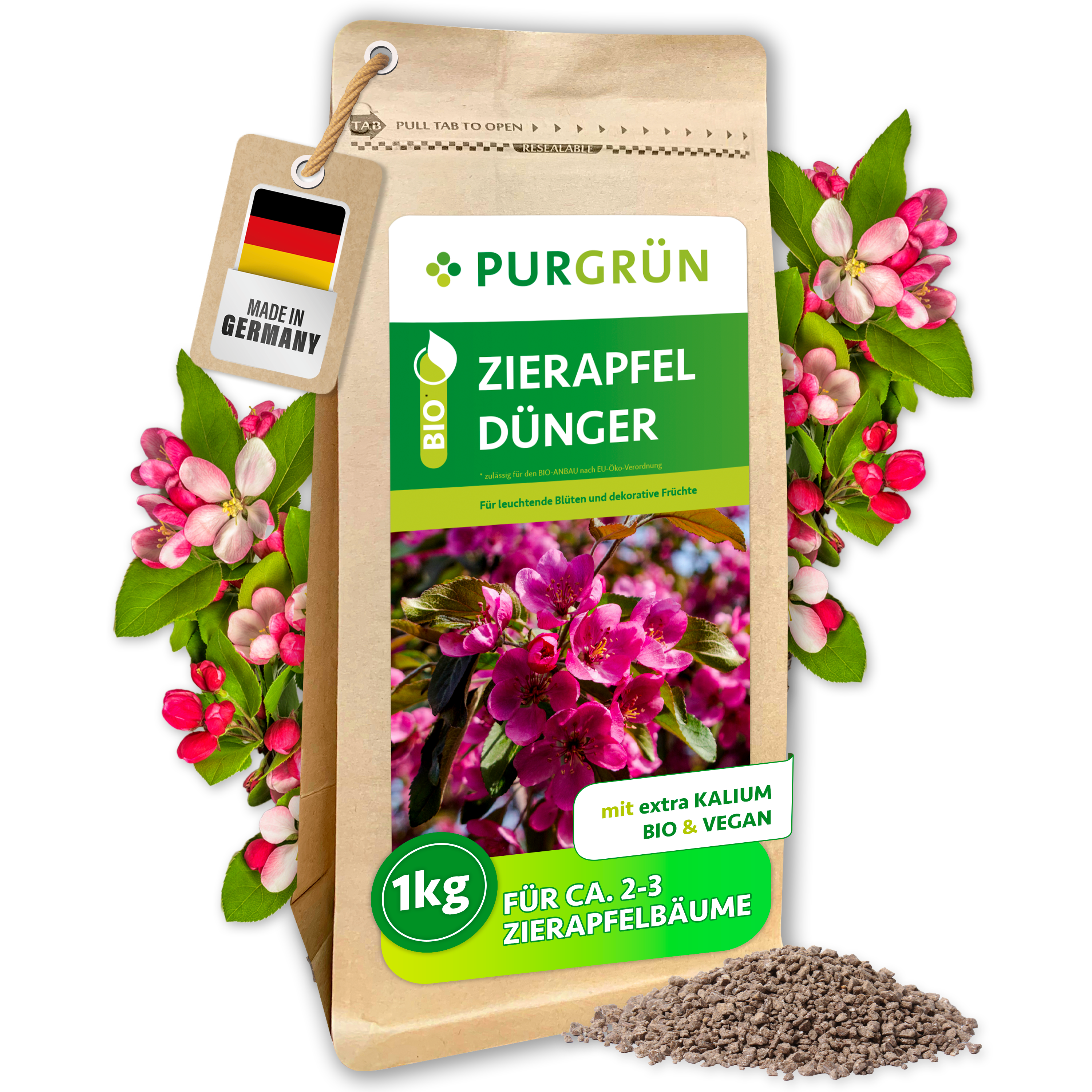 Purgrün Zierapfel-Dünger 1 kg