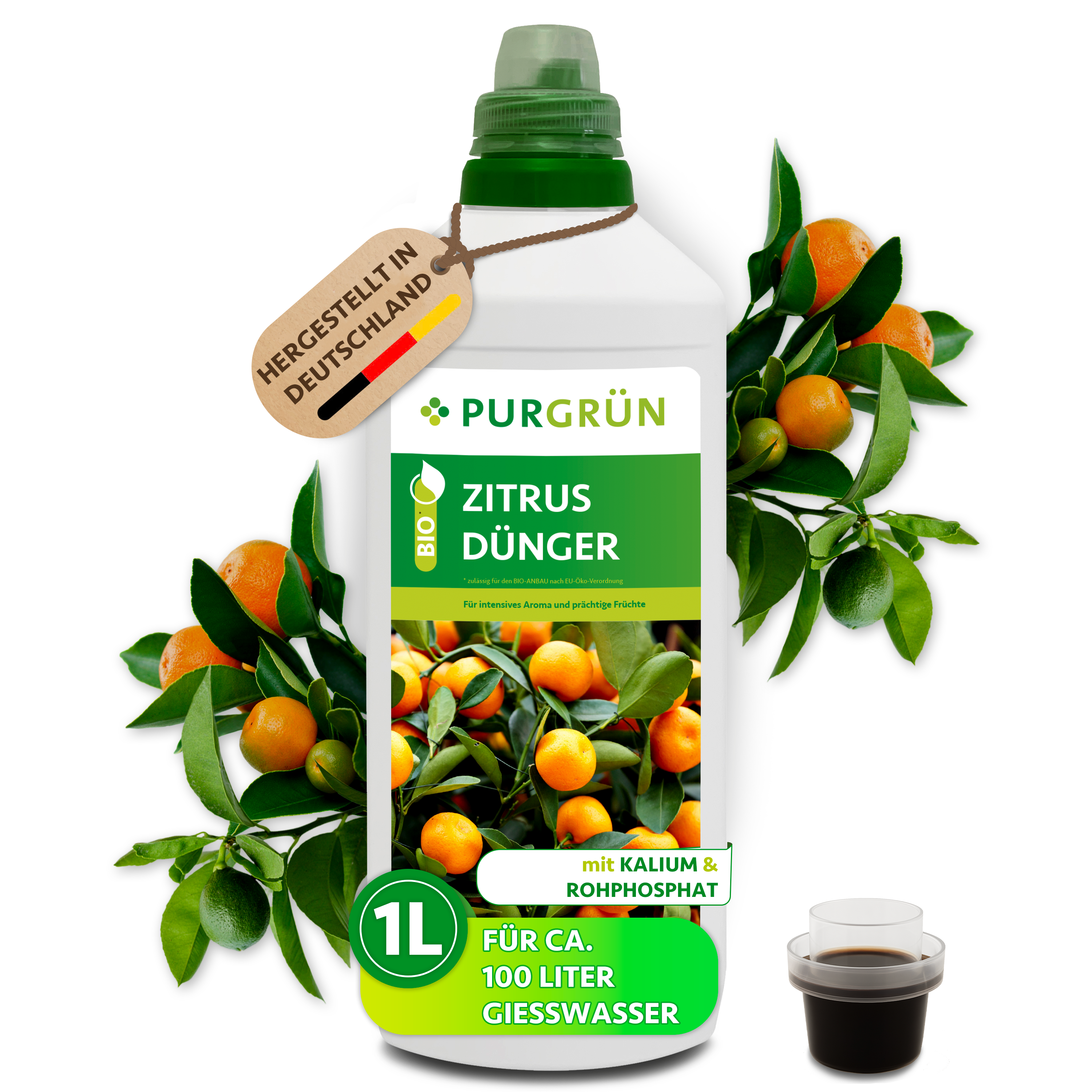 Purgrün Bio-Zitrusdünger 1 Liter