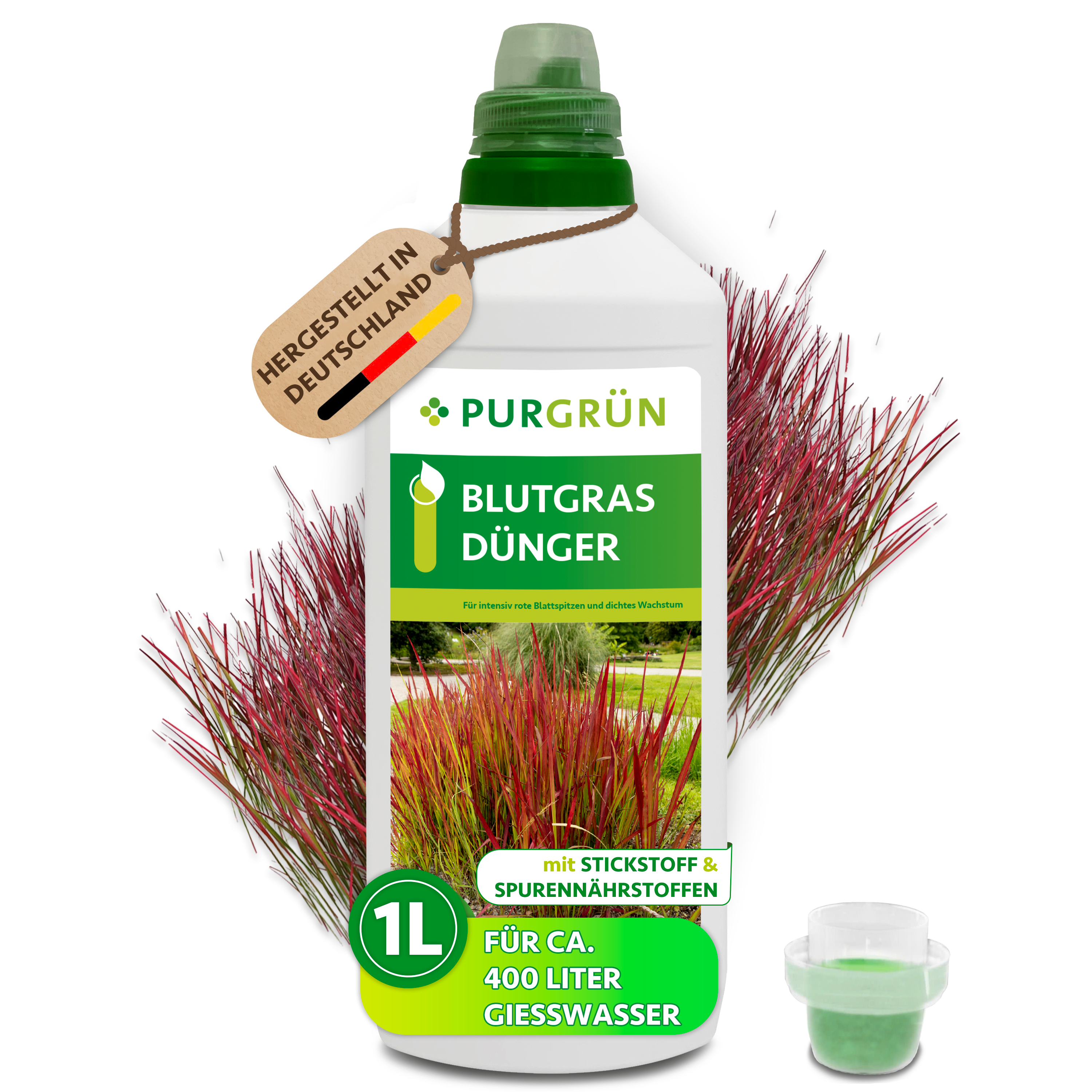 dünger hanfpflanze outdoor Cannabis-Dünger-Set 2 x 1 Liter – Purgrün main image 0
