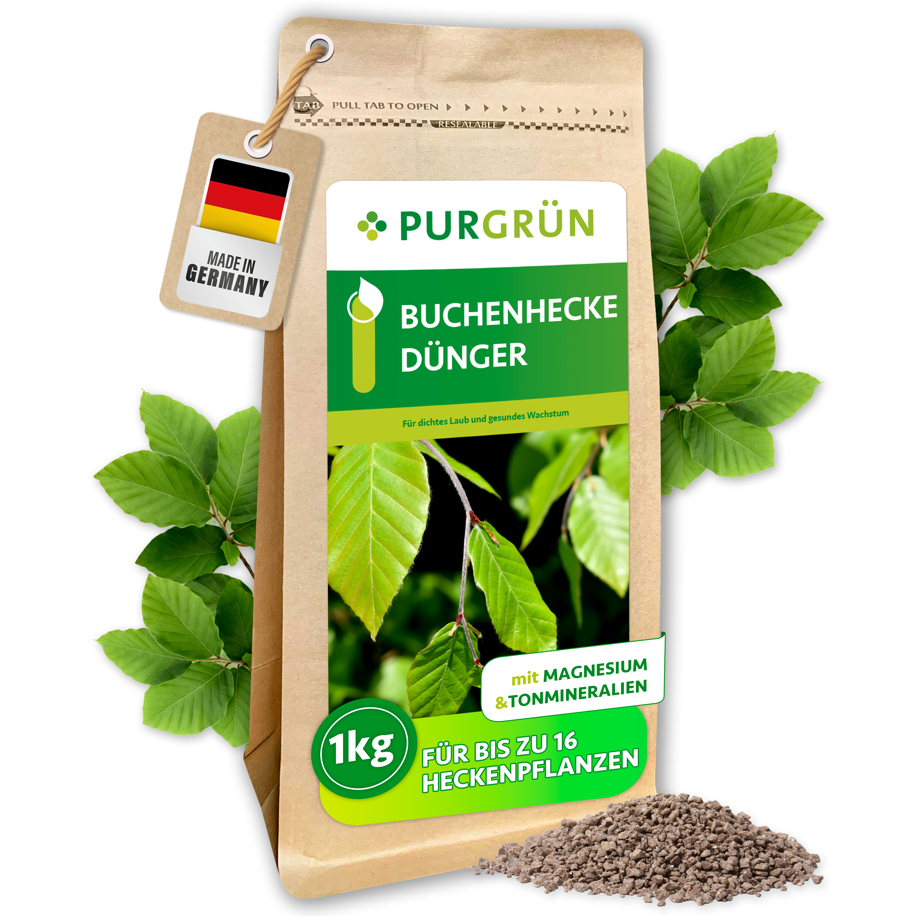 Purgrün Buchenhecke-Dünger 1 kg
