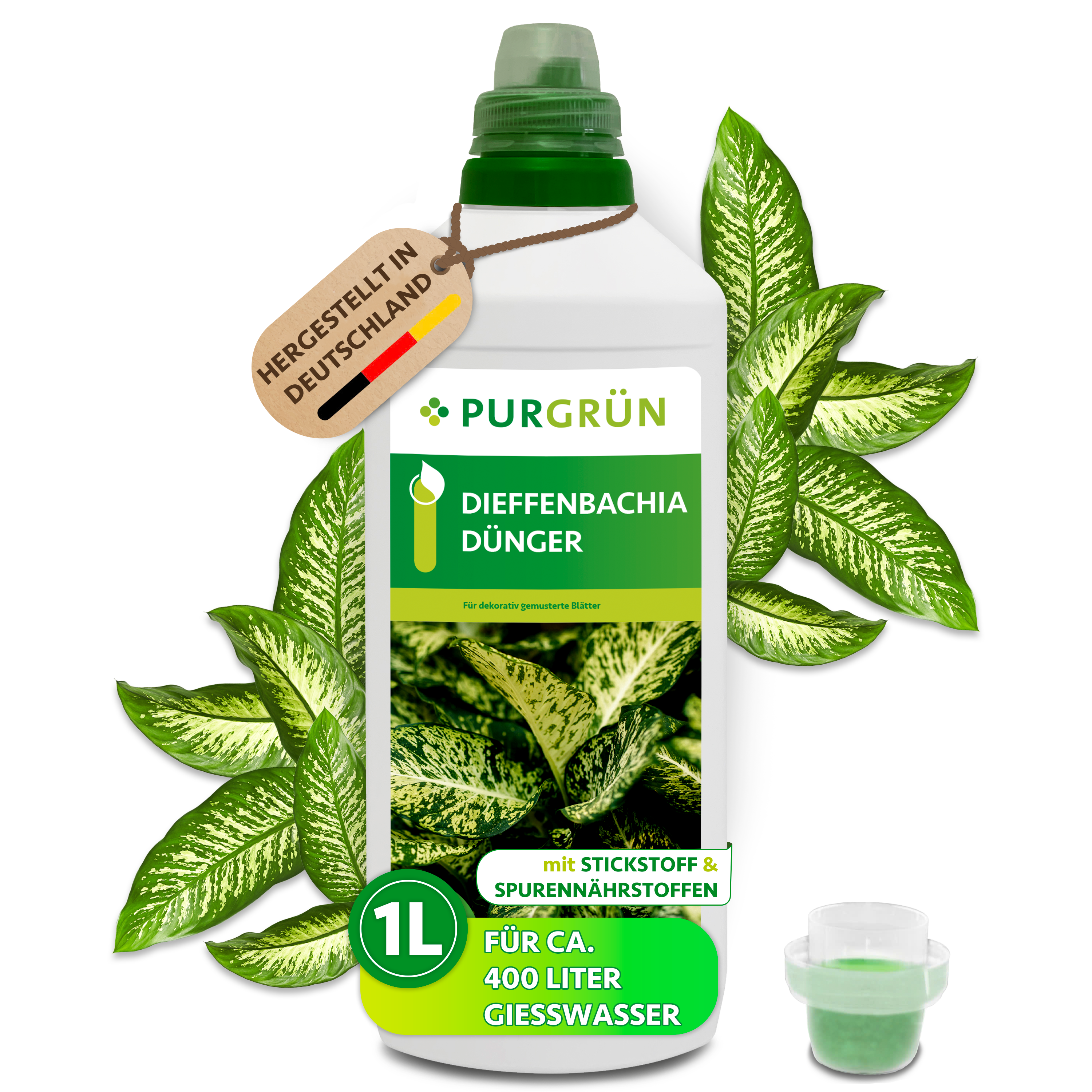 Purgrün Dieffenbachia-Dünger 1 Liter