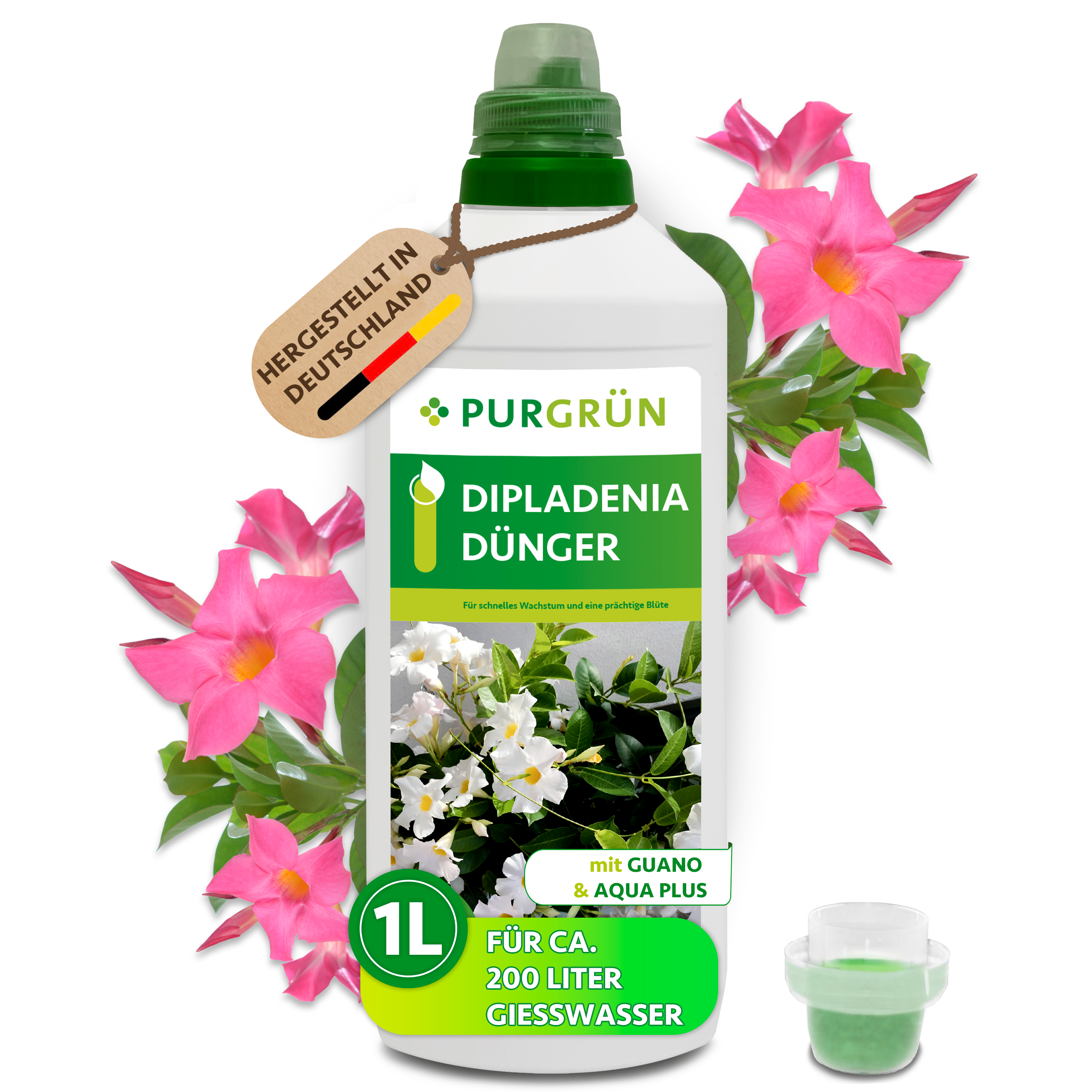 Purgrün Dipladenia-Dünger 1 Liter
