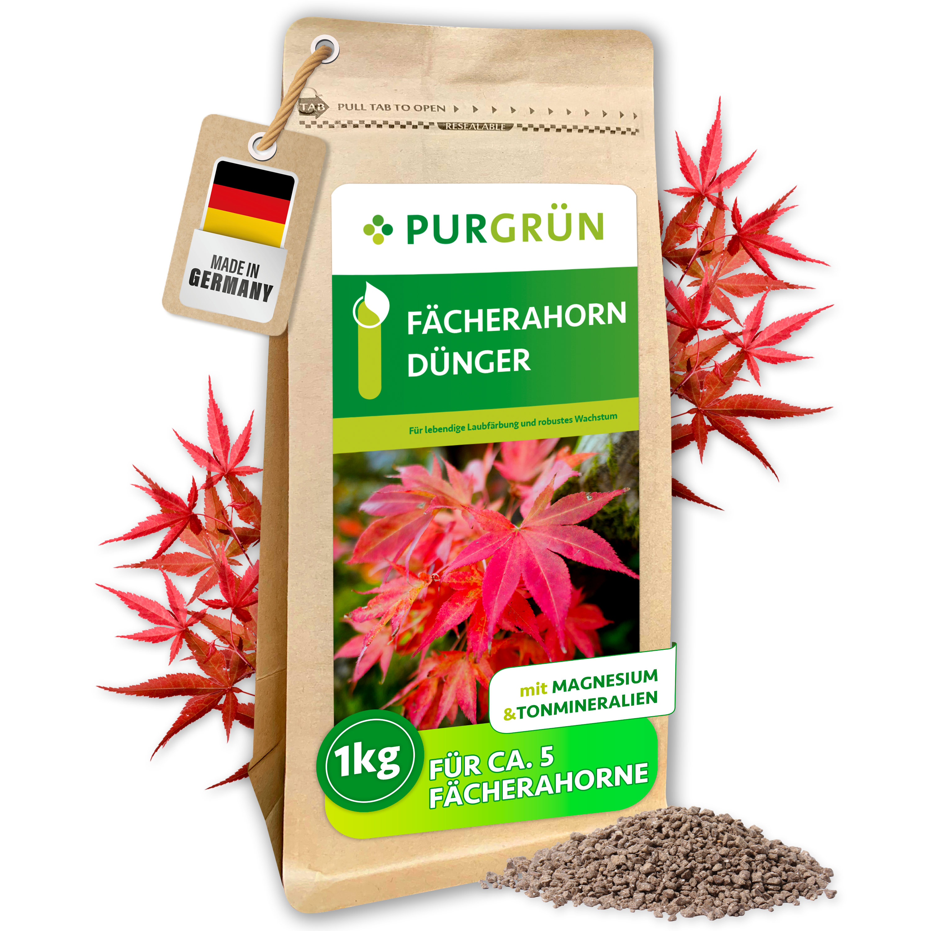 Purgrün Fächerahorn-Dünger 1 kg