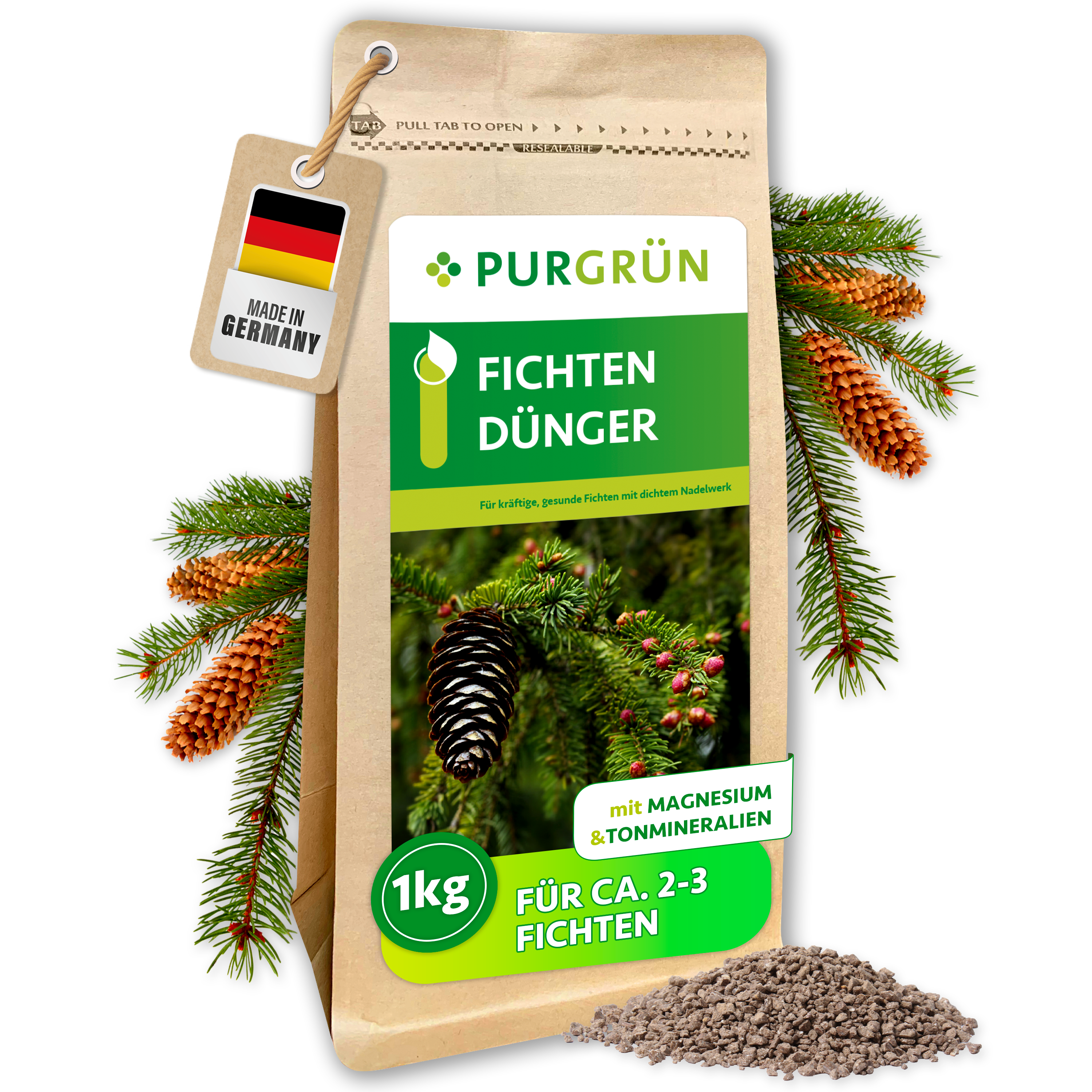Purgrün Fichten-Dünger 1 kg