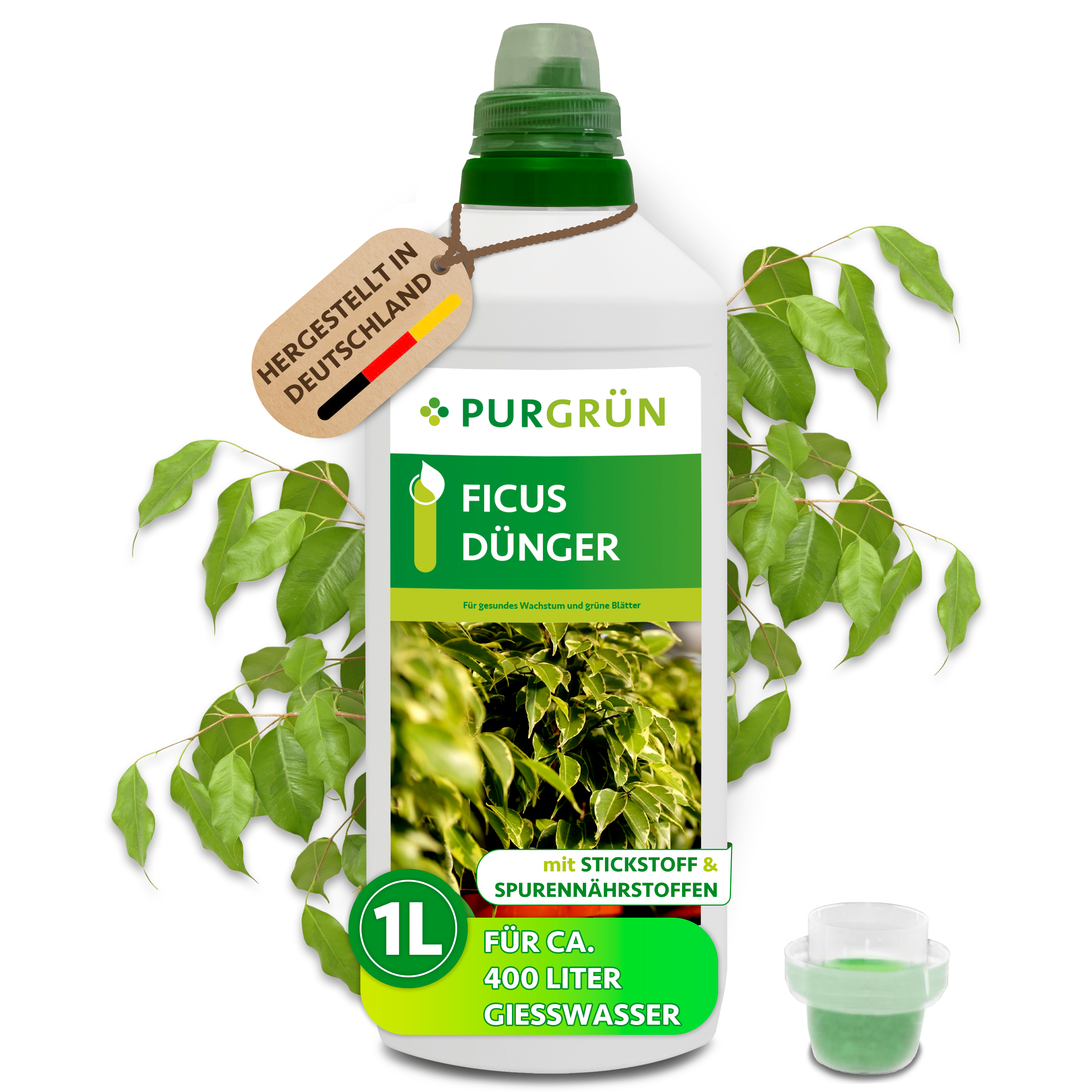 Purgrün Ficus-Dünger 1 Liter