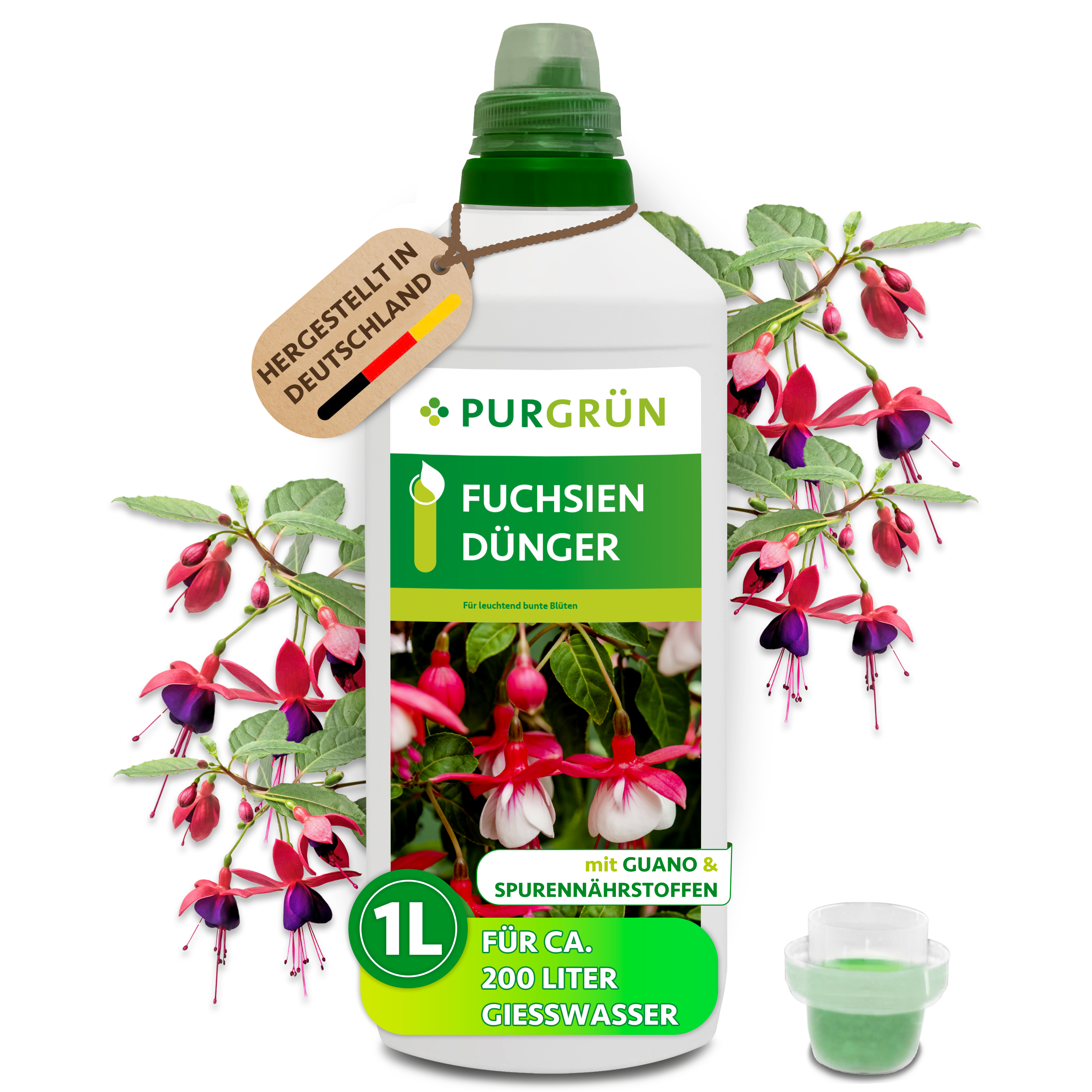 Purgrün Fuchsien-Dünger 1 Liter