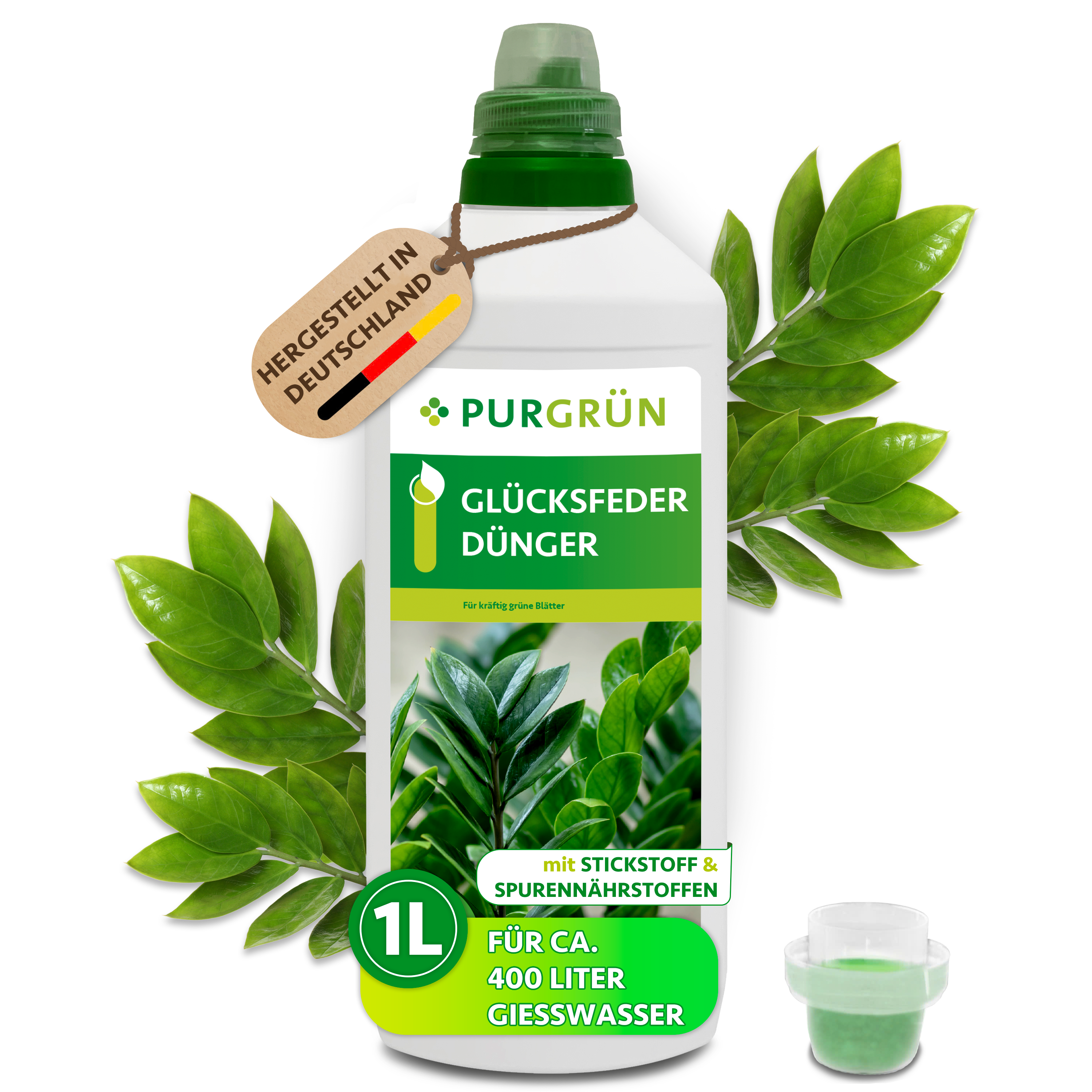 Purgrün Glücksfeder-Dünger 1 Liter