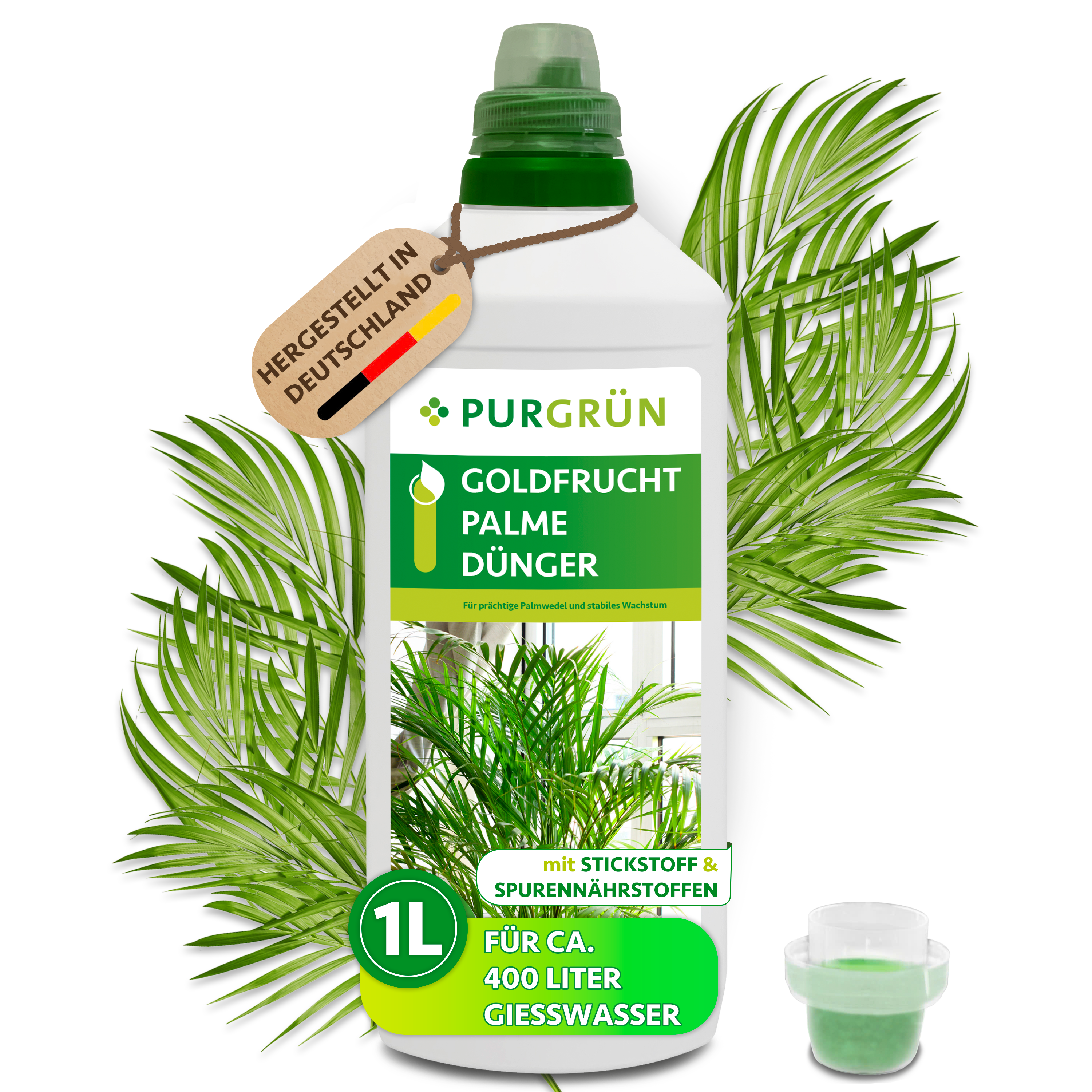 Purgrn Goldfruchtpalme-Dnger 1 Liter