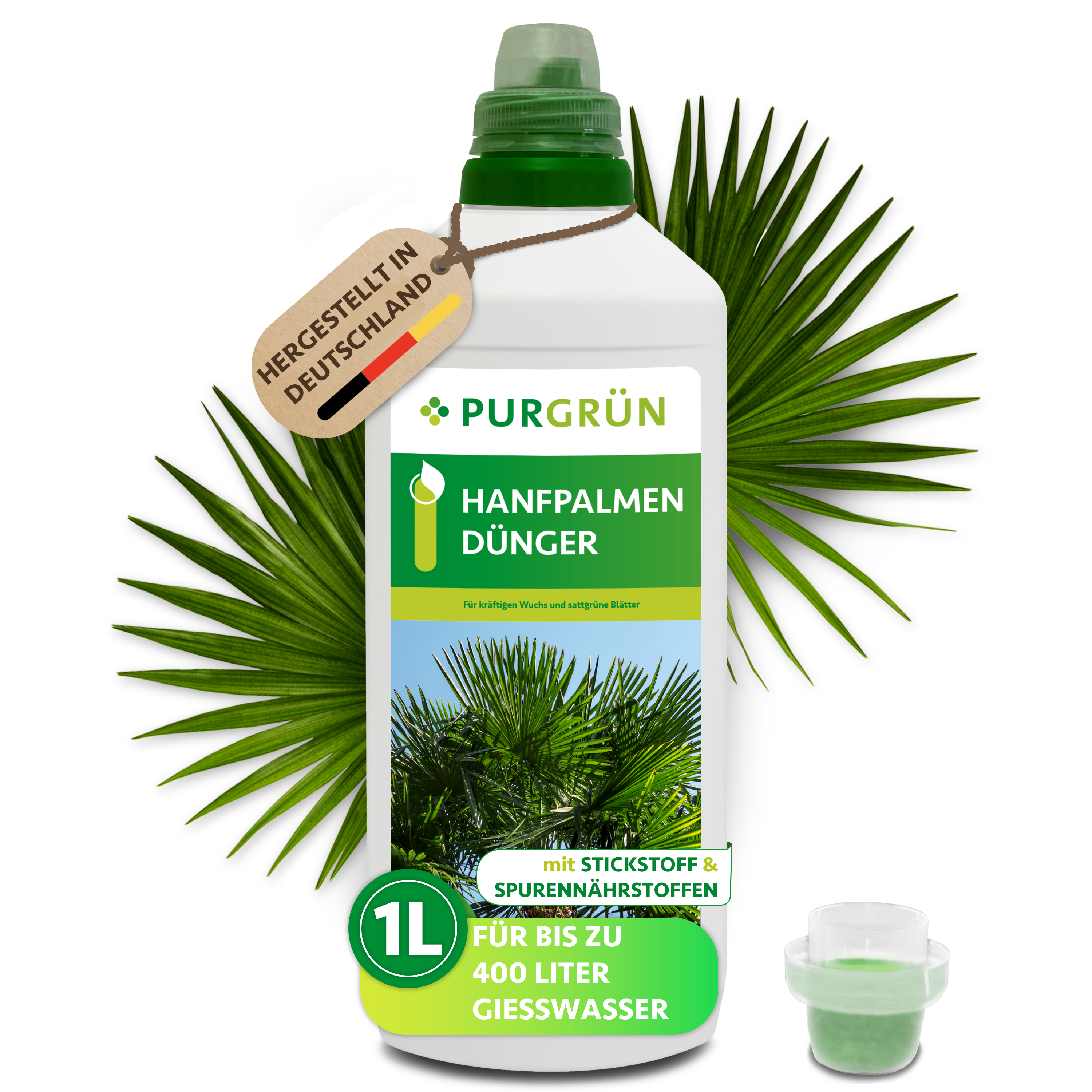 chinesische hanfpalme düngen Purgrün Hanfpalmen-Dünger 1 Liter