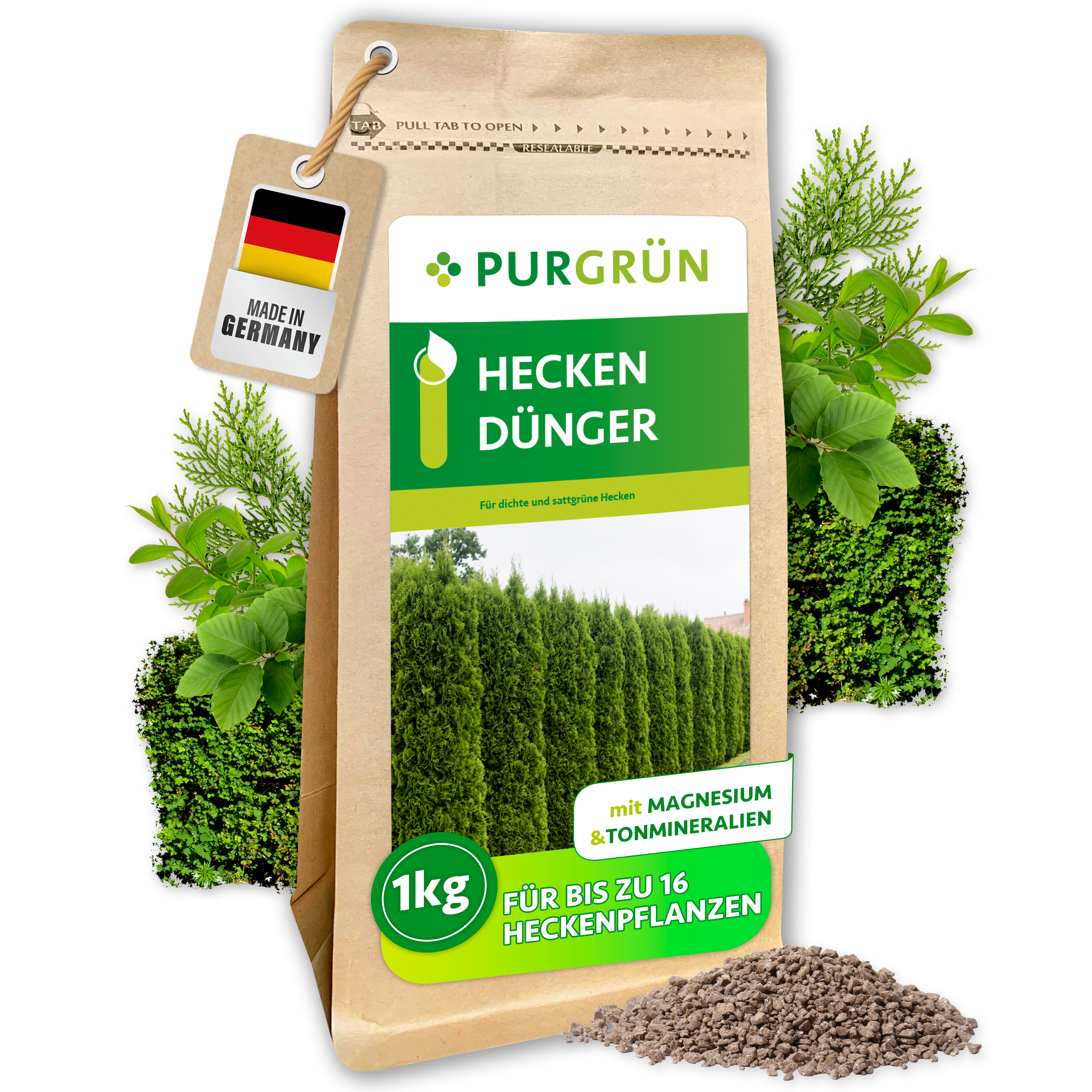 Purgrün Heckendünger 1 kg