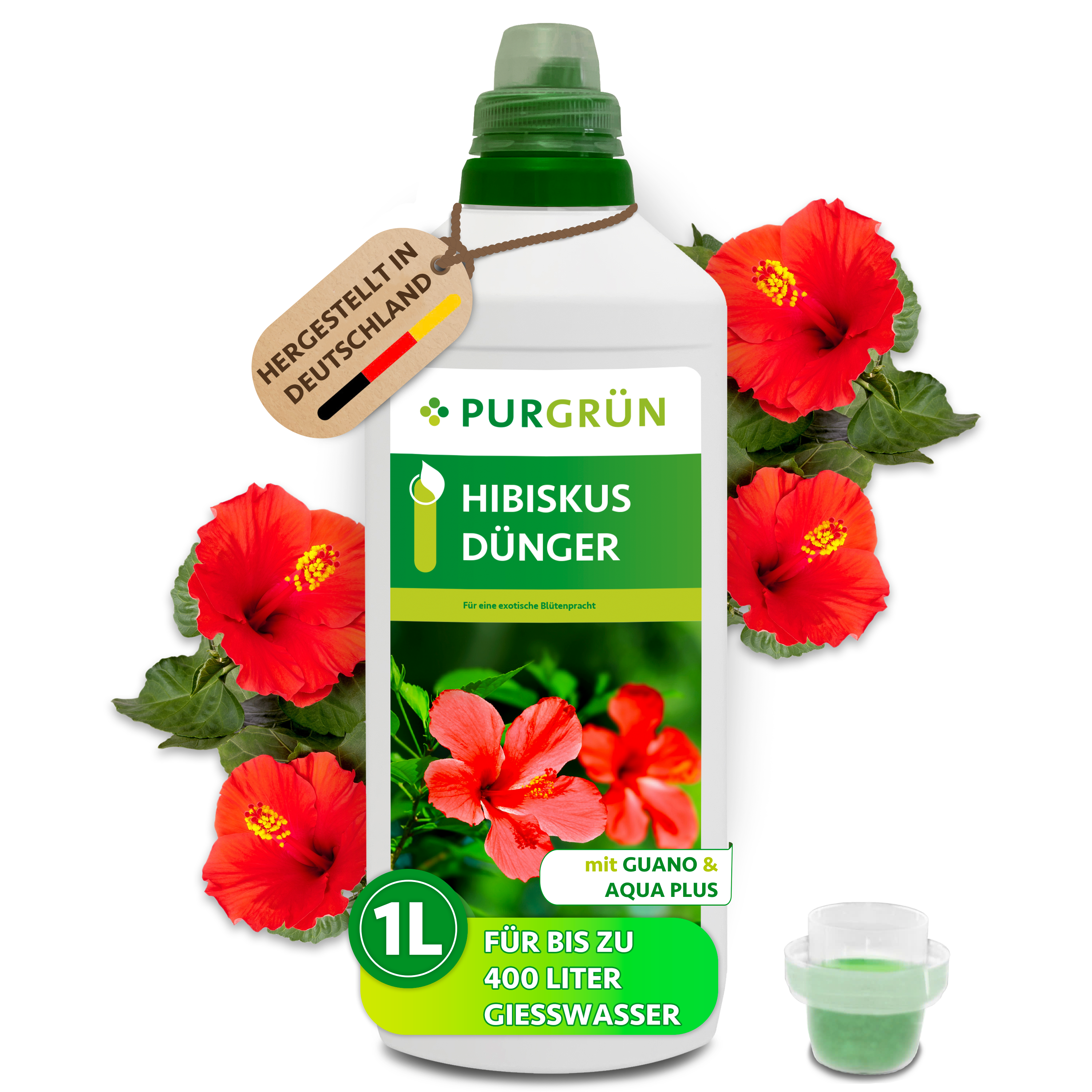 Purgrün Hibiskus-Dünger 1 Liter