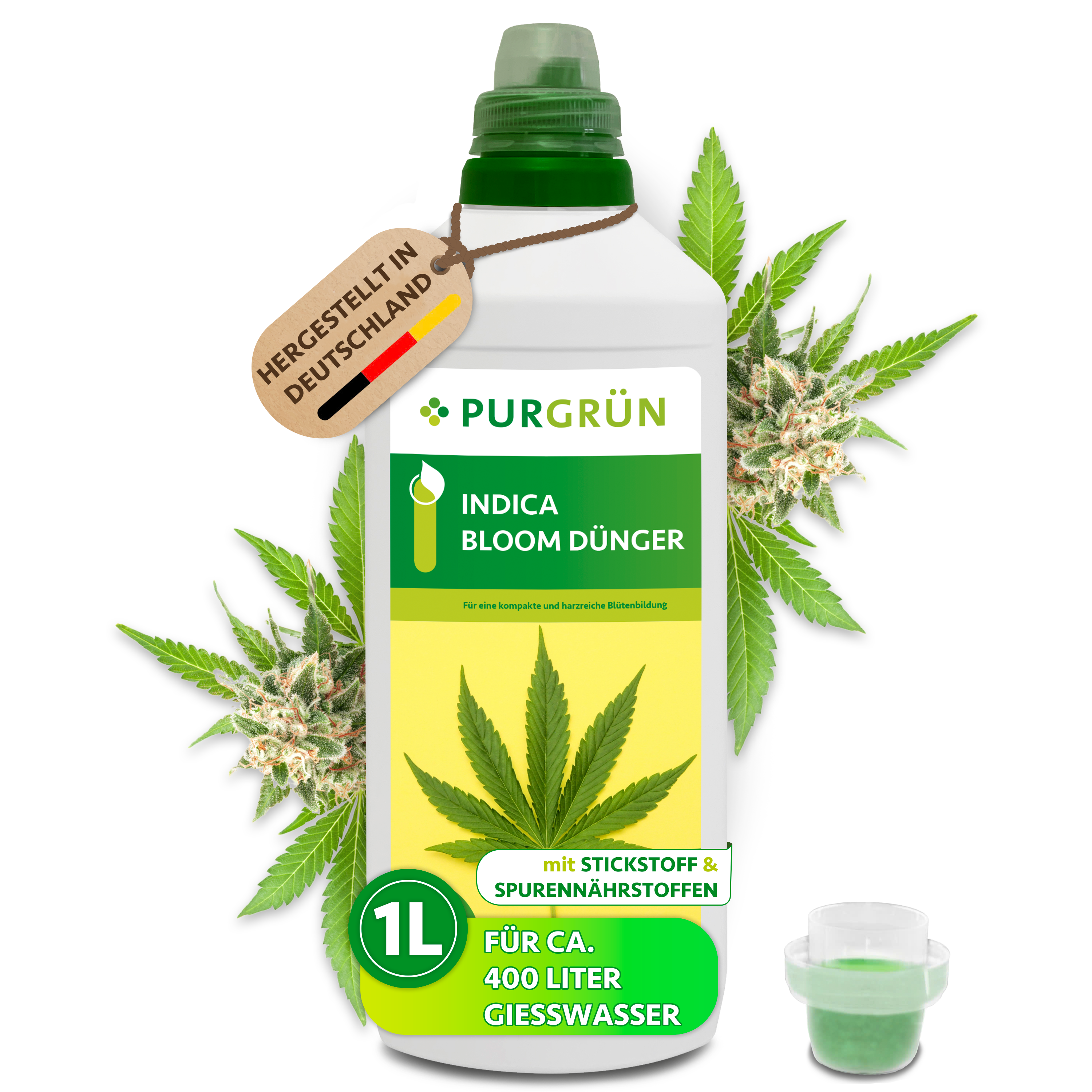 Indica-Bloom-Dünger 1 Liter – Purgrün