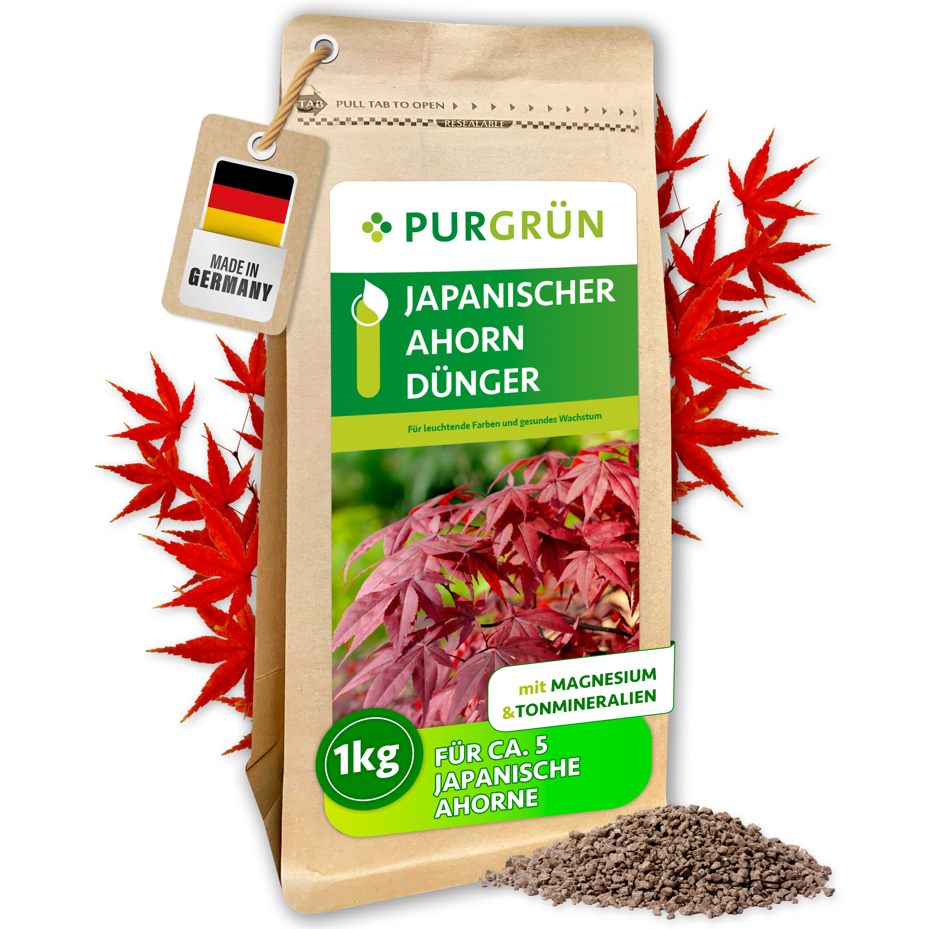 Purgrün Japanischer-Ahorn-Dünger 1 kg
