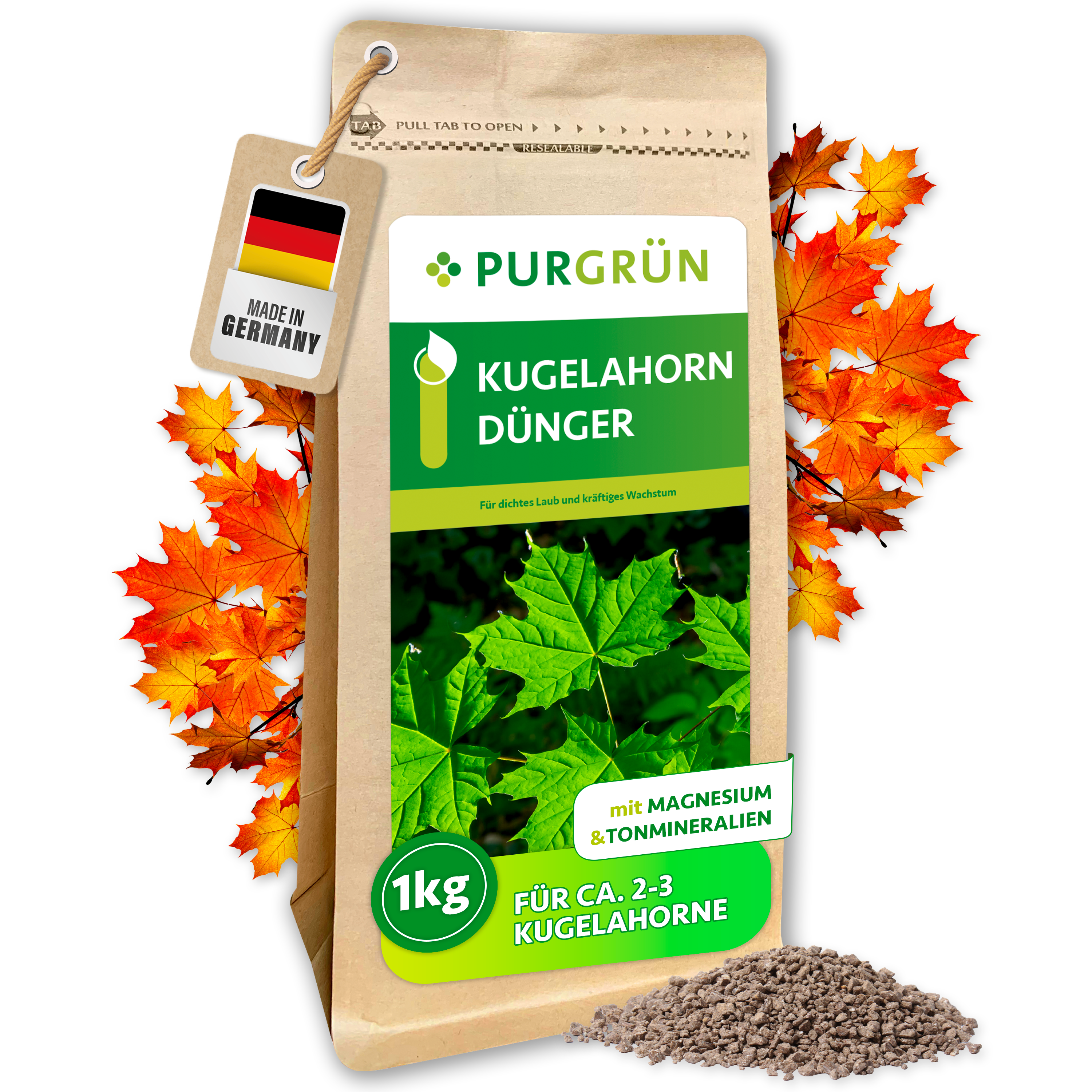 Purgrün Kugelahorn-Dünger 1 kg