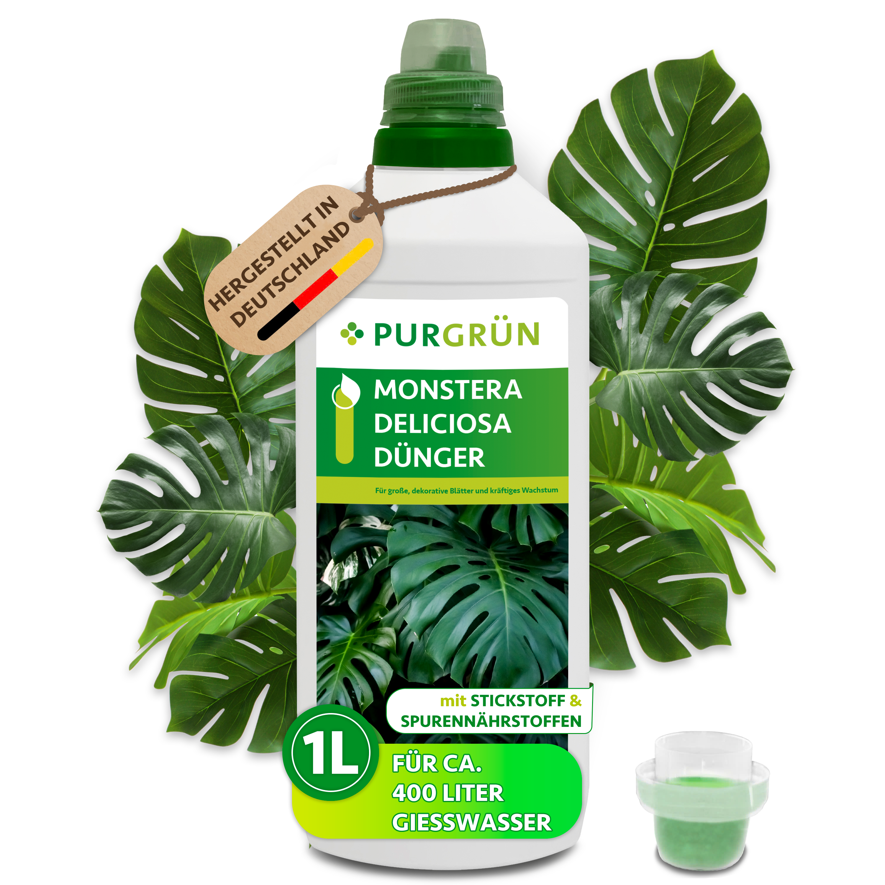 Purgrün Monstera-Deliciosa-Dünger 1 Liter