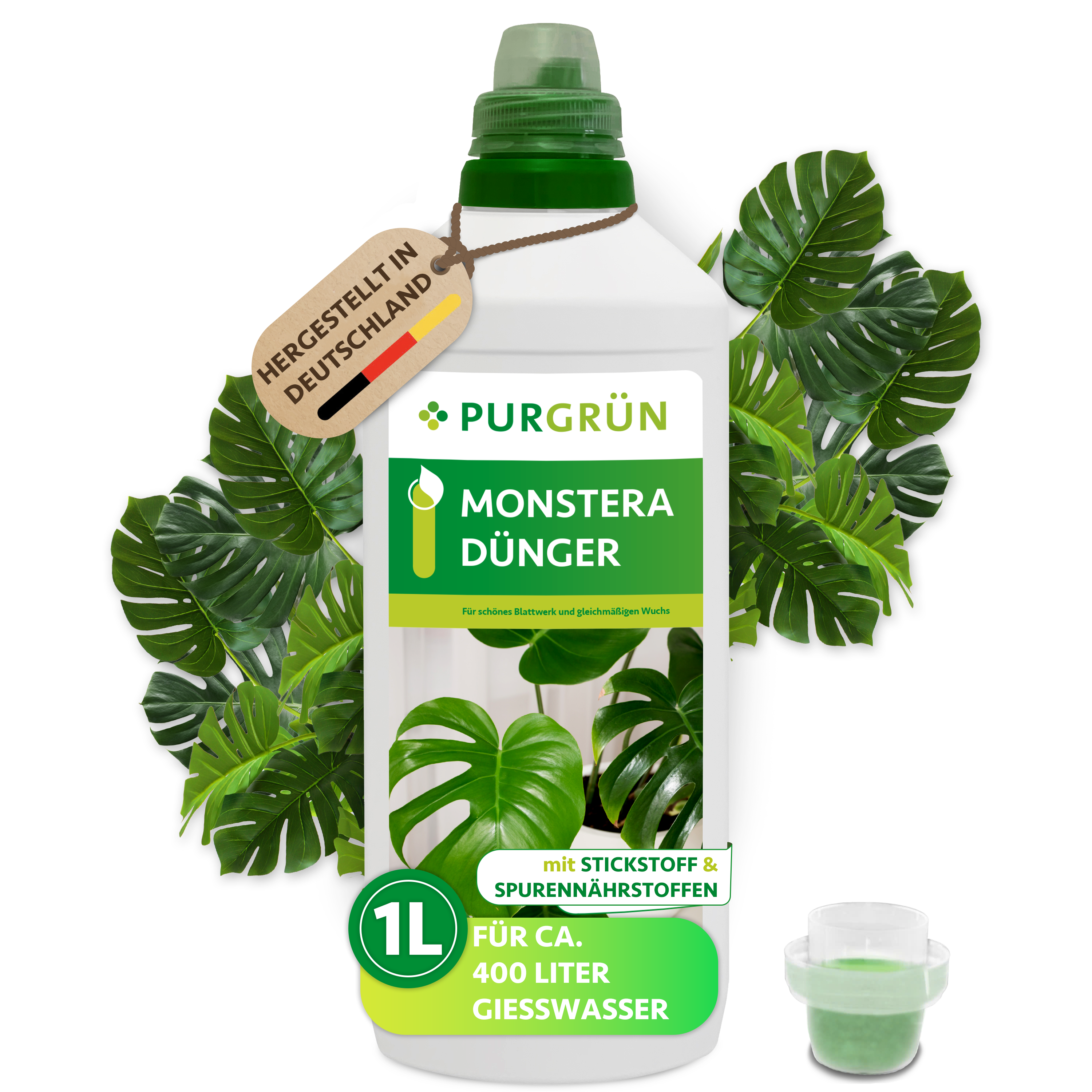 Purgrün Monstera-Dünger 1 Liter