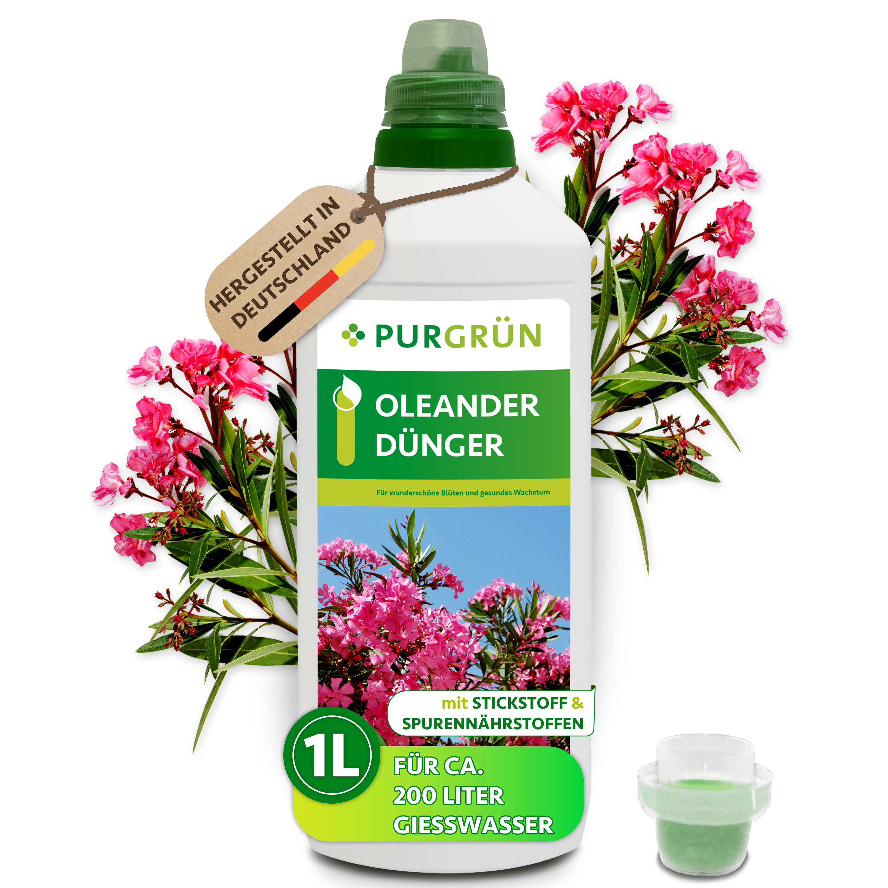 mit was oleander düngen Purgrün Oleander-Dünger 1 Liter
