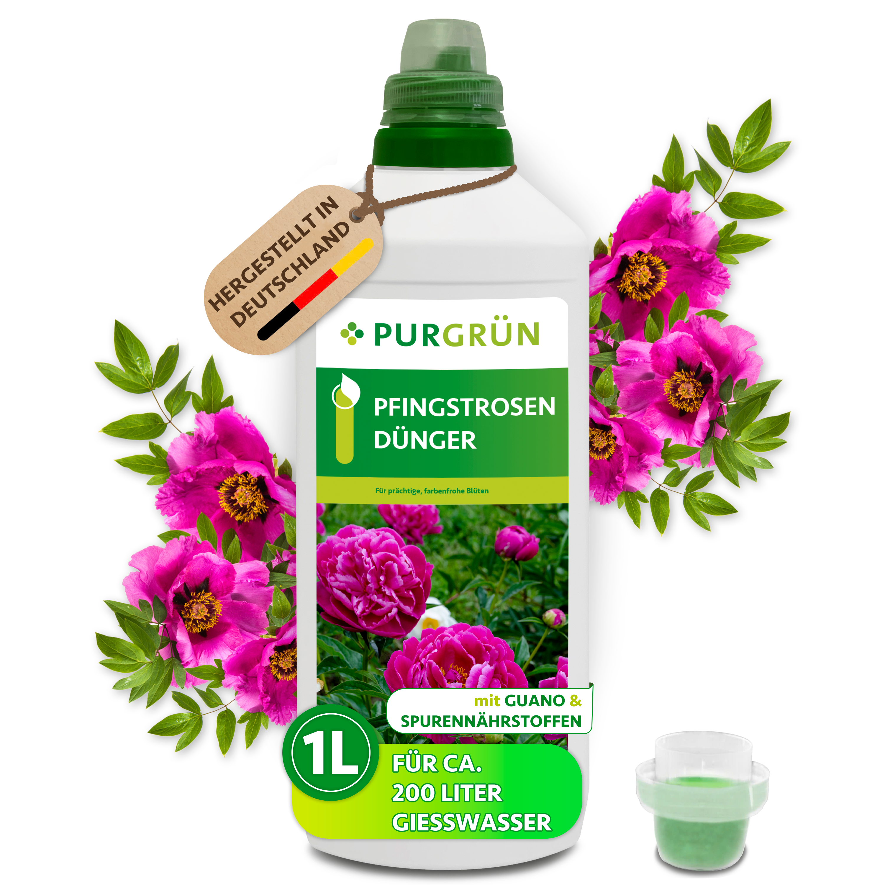 düngen von pfingstrosen Purgrün Pfingstrosen-Dünger 1 Liter