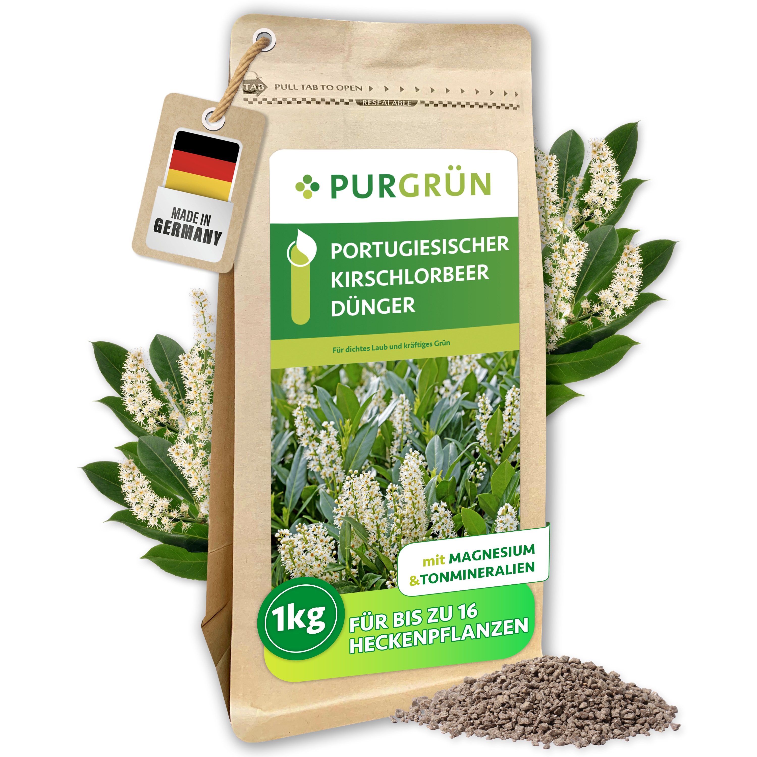 Purgrün Portugiesischer-Kirschlorbeer-Dünger 1 Liter