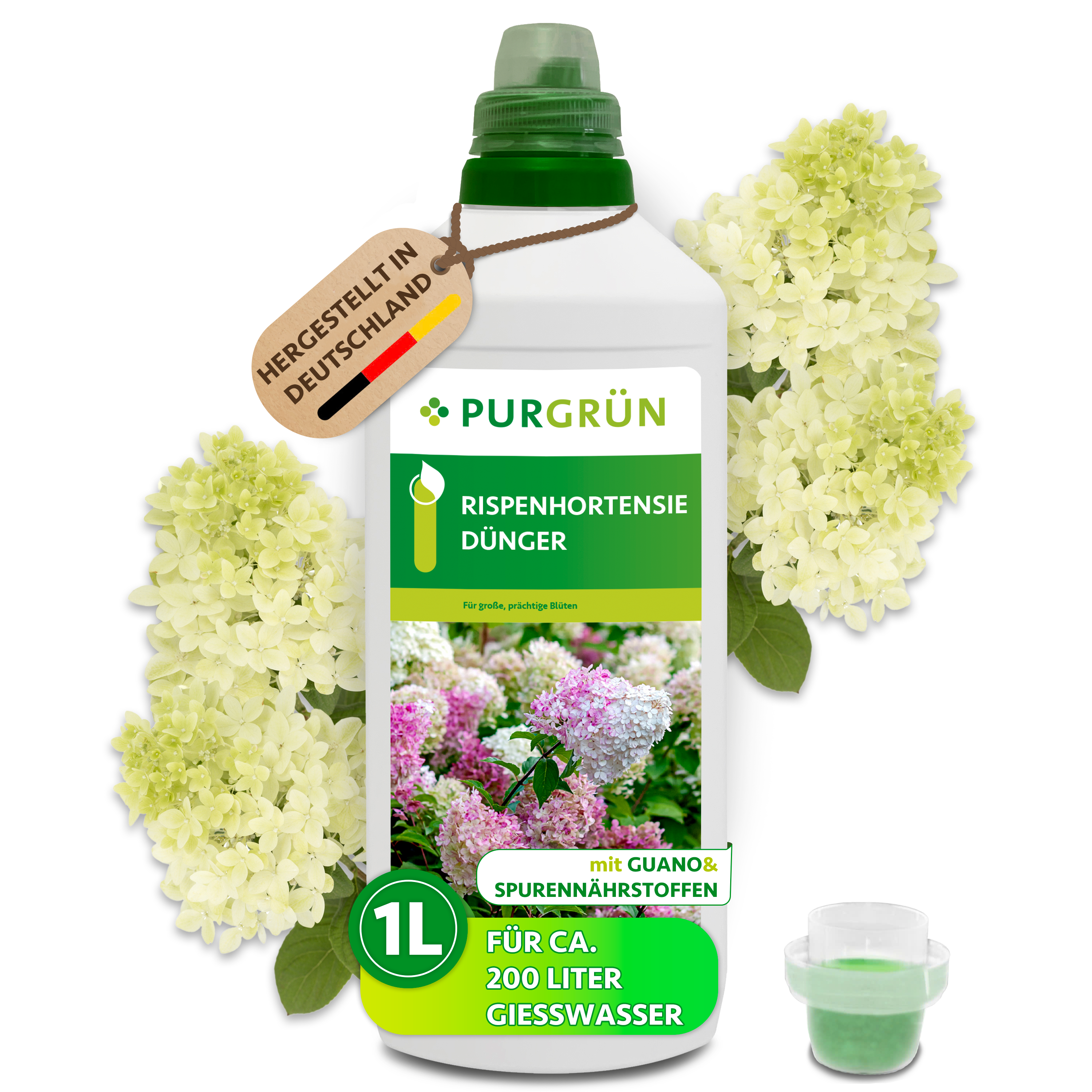 Purgrün Rispenhortensie-Dünger 1 Liter