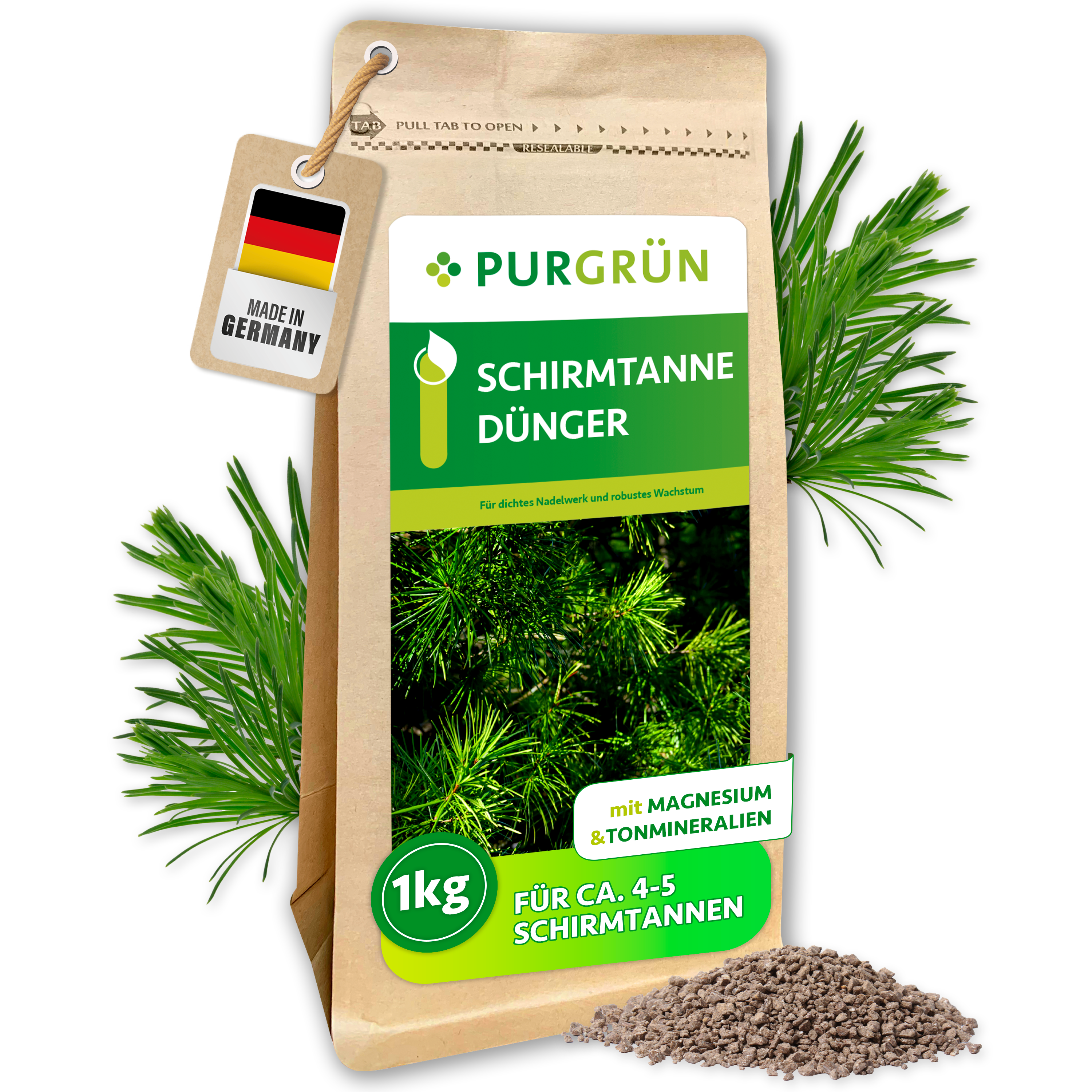 Purgrn Schirmtanne-Dnger 1 kg