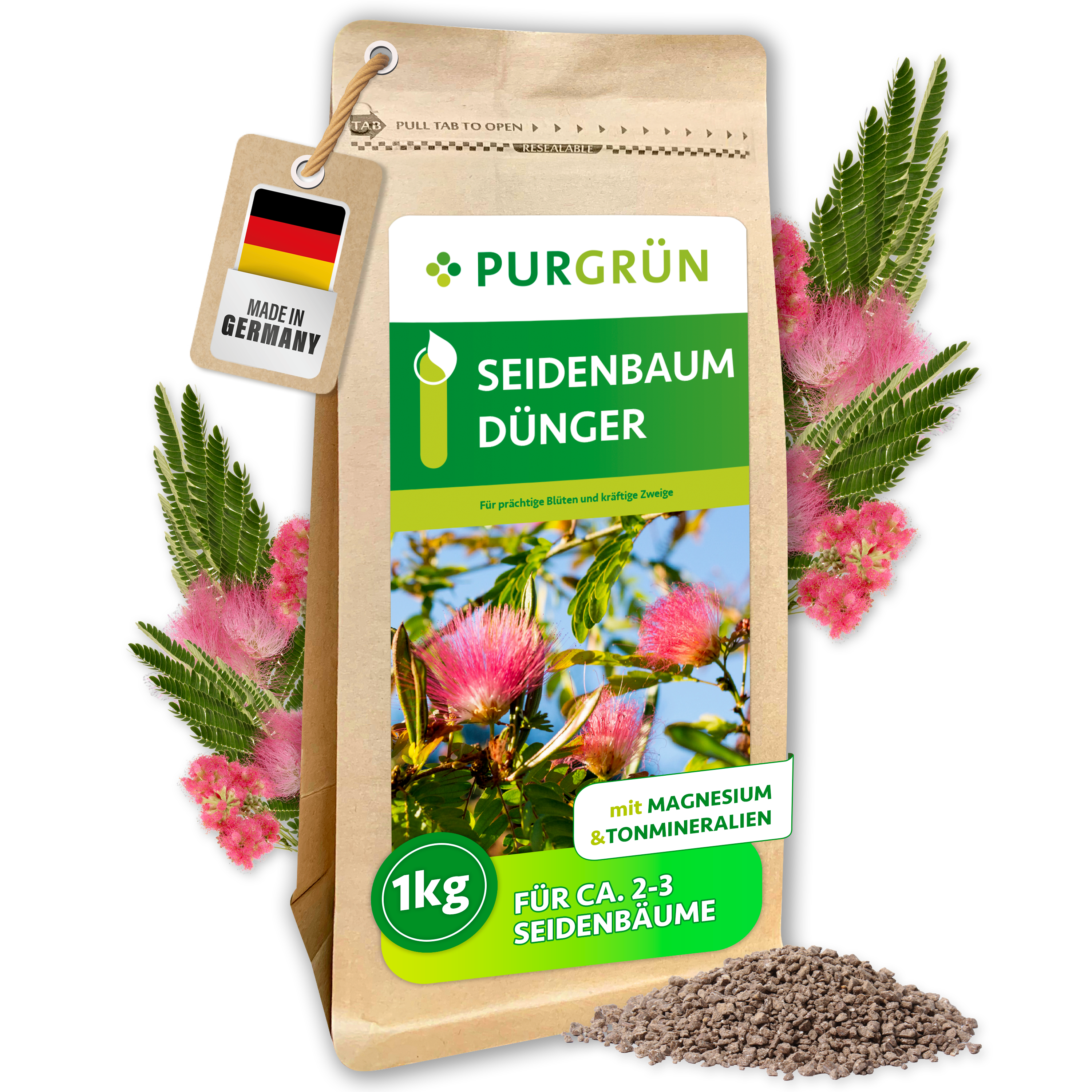 Purgrün Seidenbaum-Dünger 1 kg