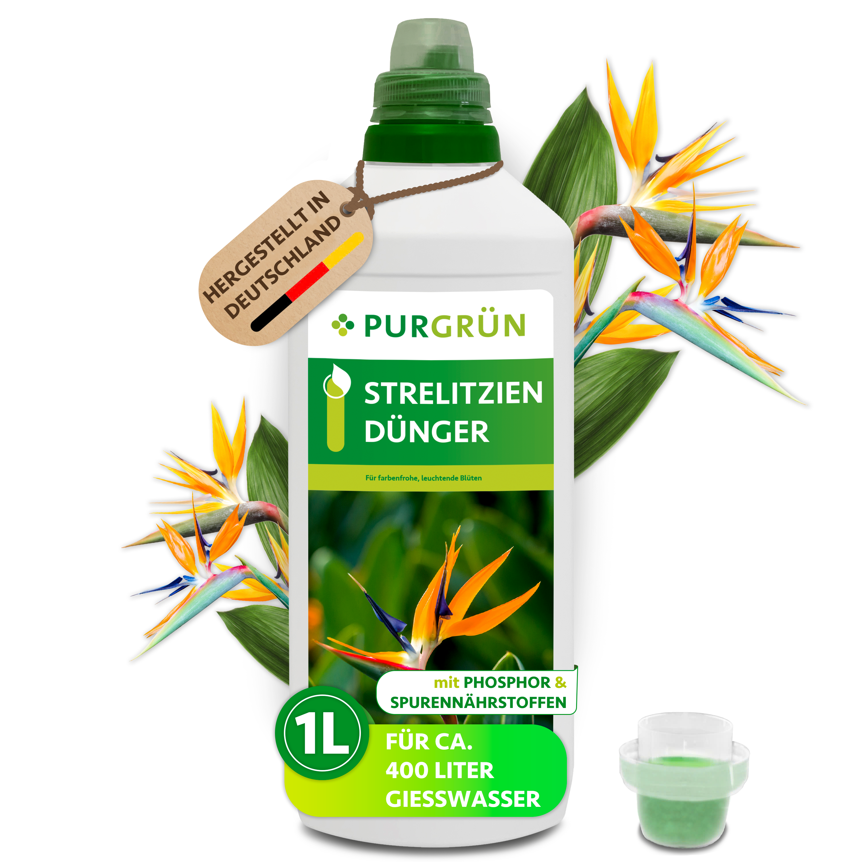 strelitzia dünger Purgrün Strelitzien-Dünger 1 Liter