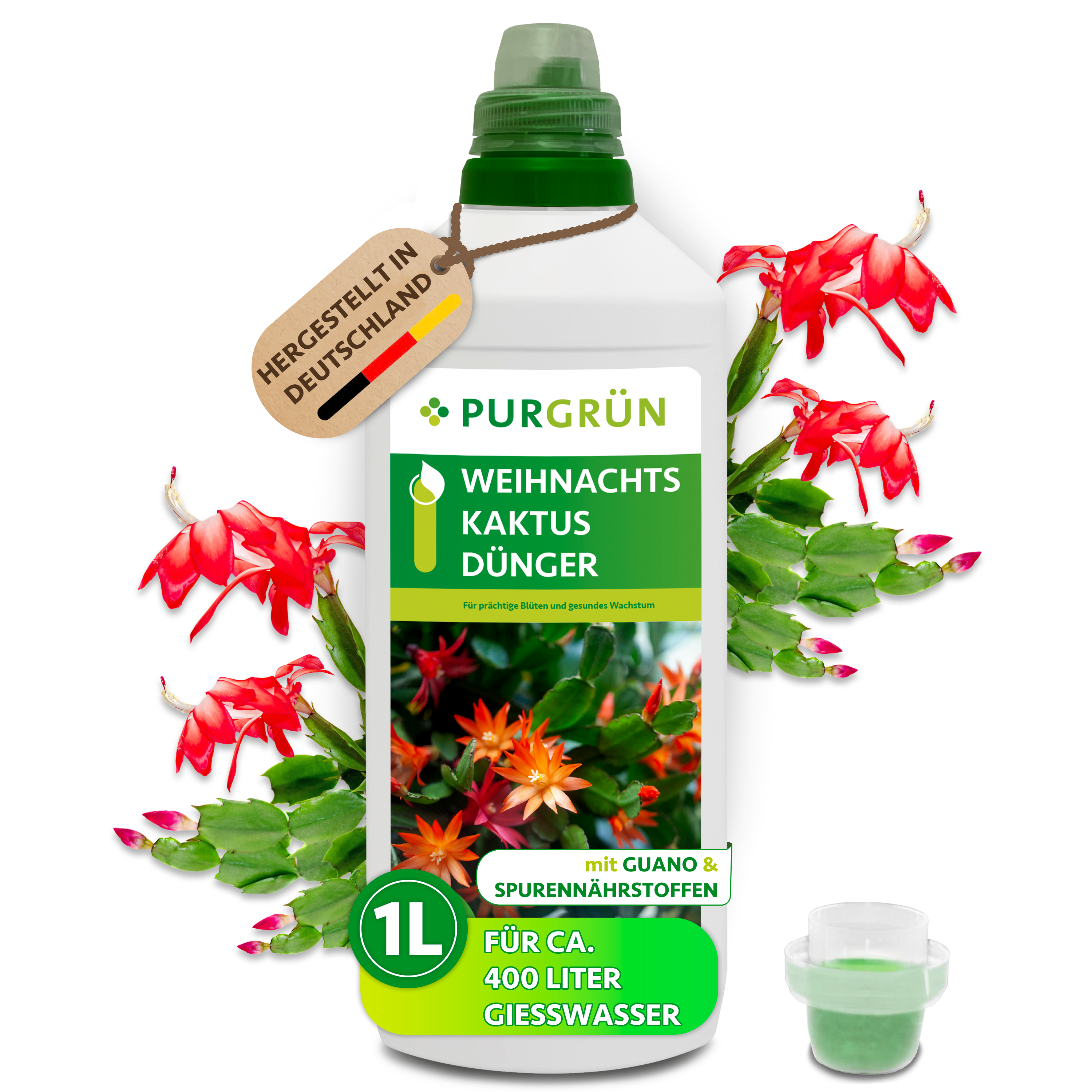 Purgrn Weihnachtskaktus-Dnger 1 Liter