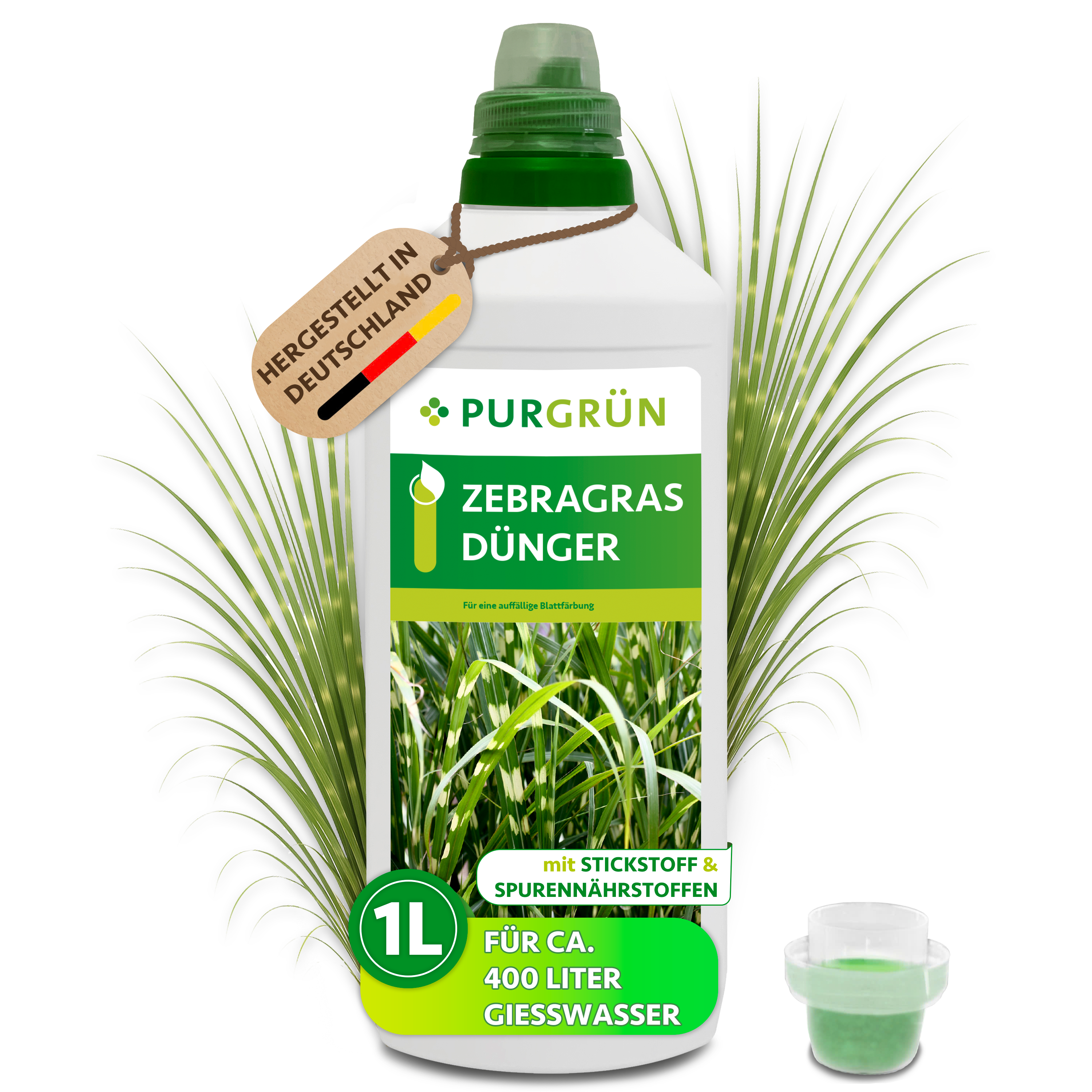 Purgrün Zebragras-Dünger 1 Liter