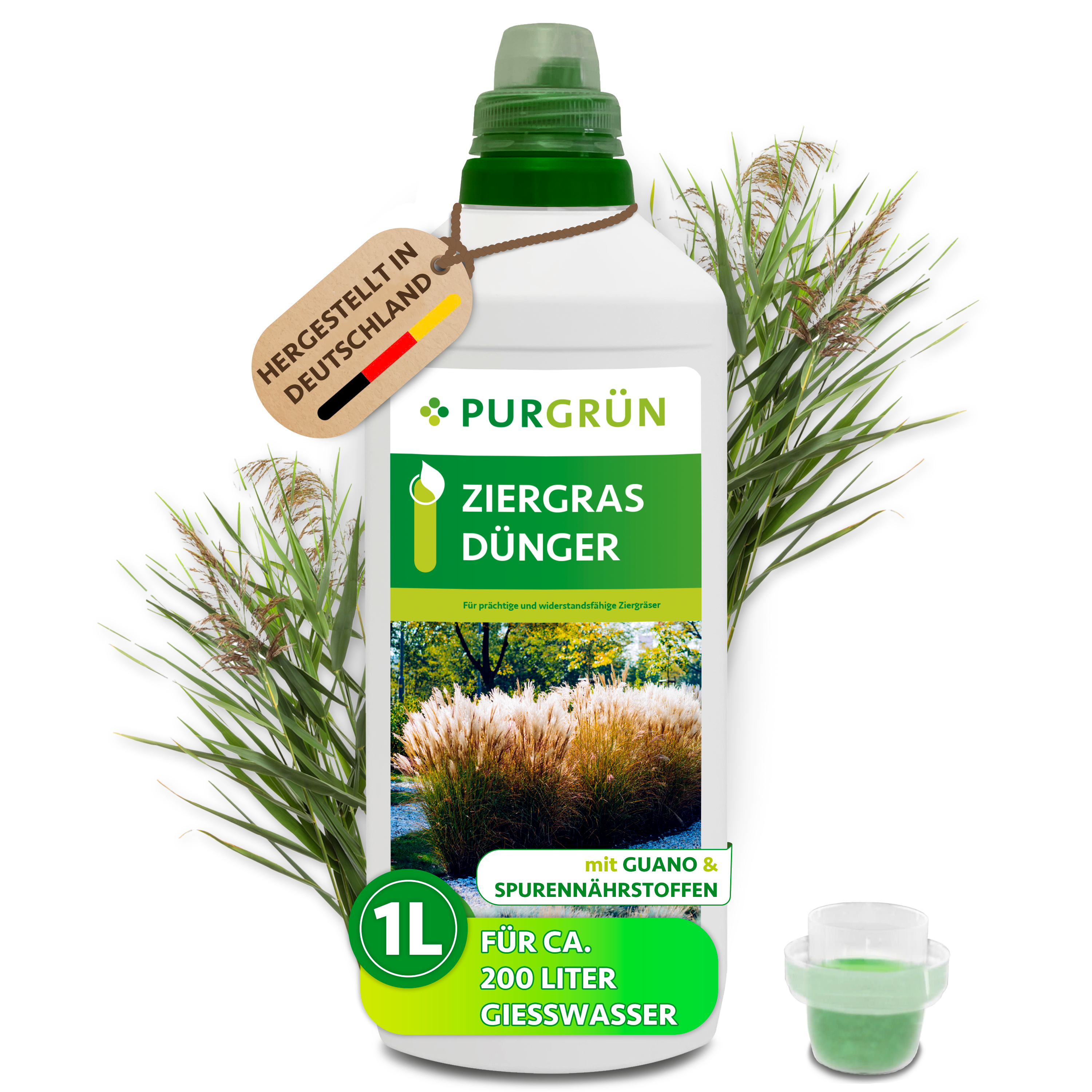 Purgrün Ziergras-Dünger 1 Liter