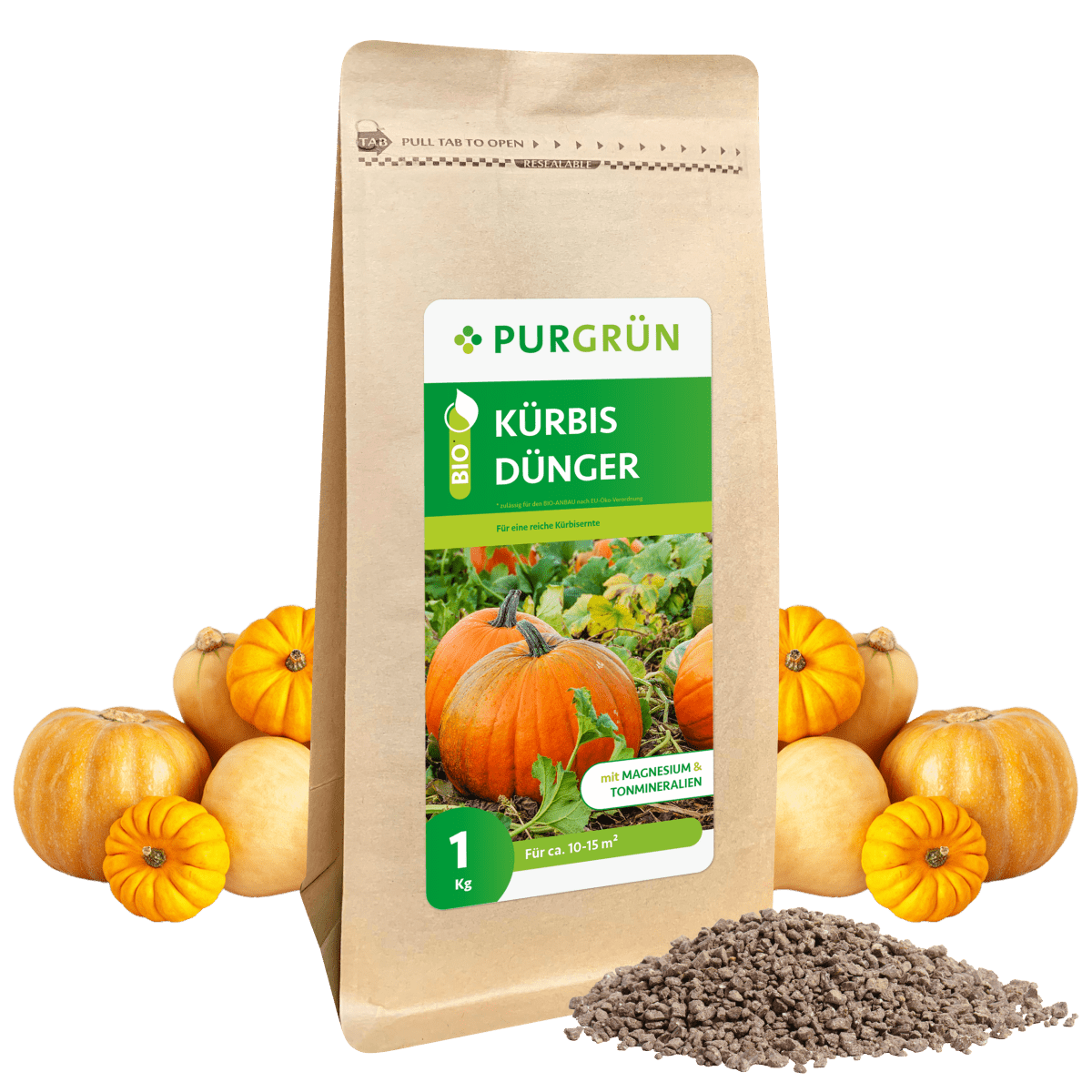 Bio-Kürbis-Dünger 1 kg - Purgrün