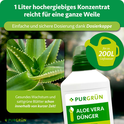 Purgrün Aloe-Vera-Dünger 1 Liter