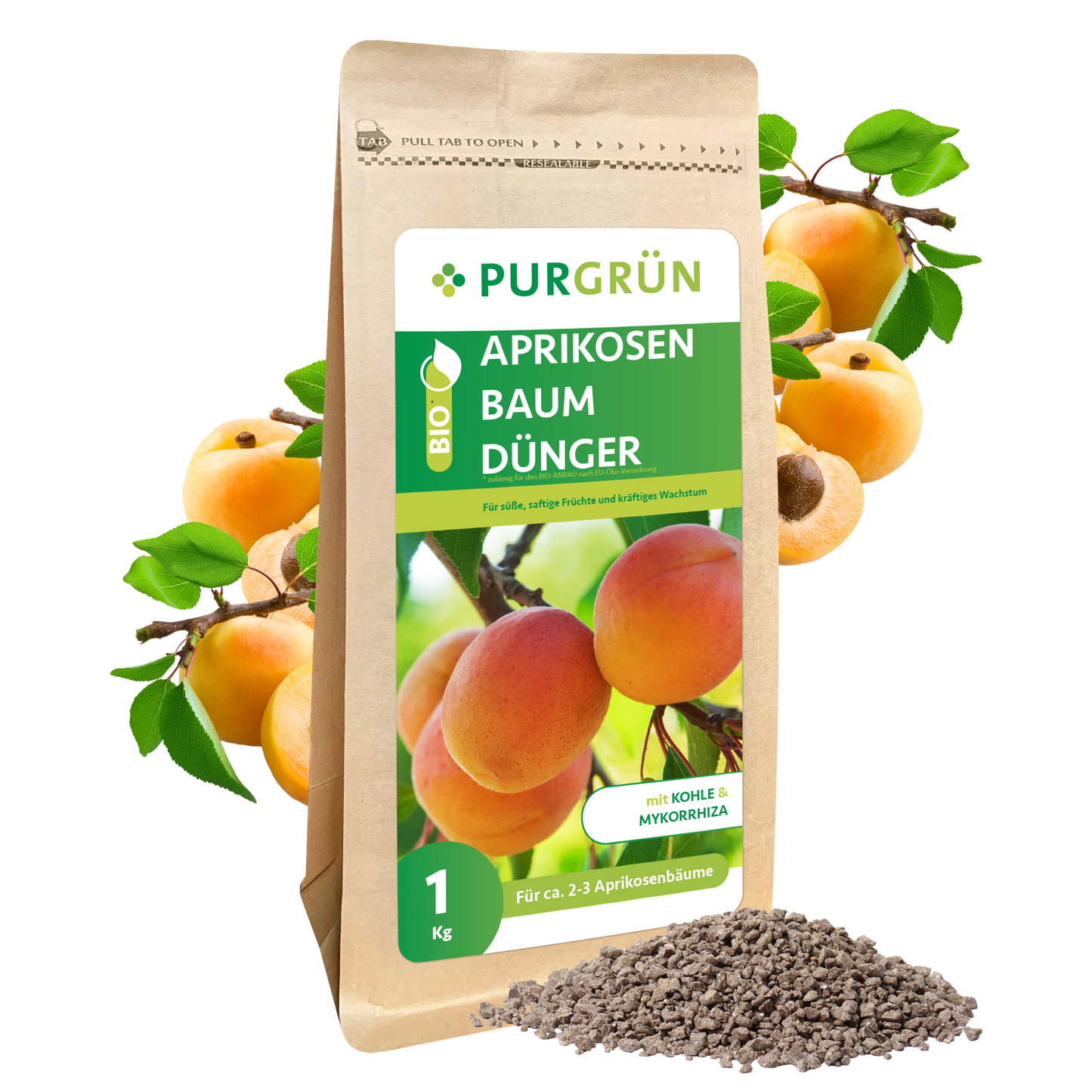 Bio-Aprikosenbaum-Dünger 1 kg