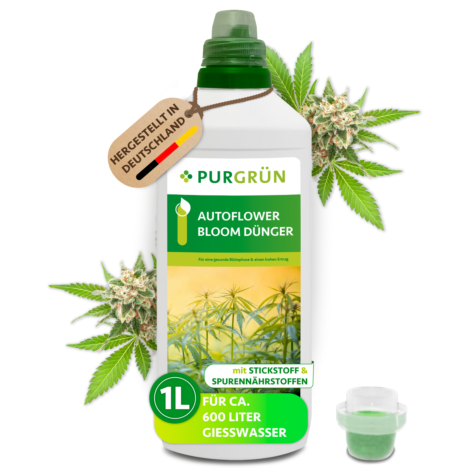 Autoflower-Bloom-Dünger 1 Liter – Purgrün