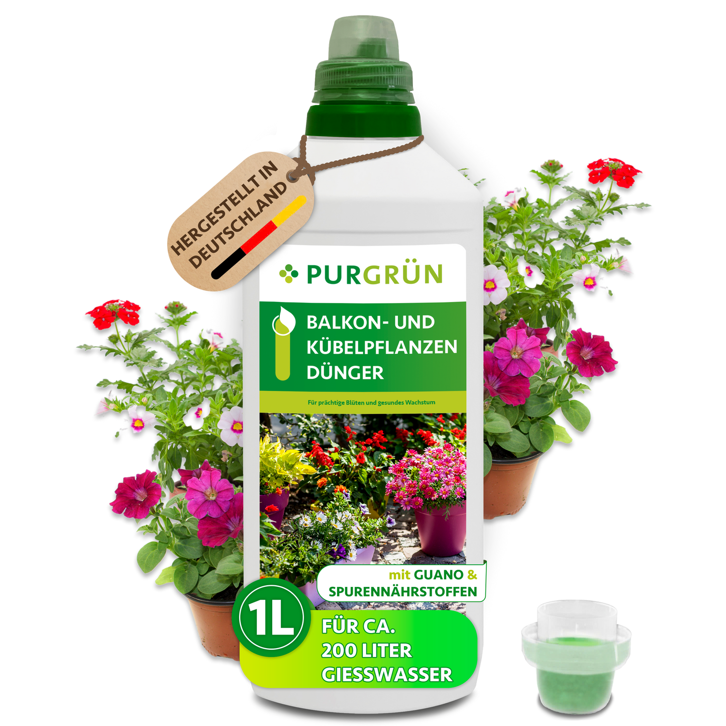 Balkon- und Kübelpflanzendünger 1 Liter