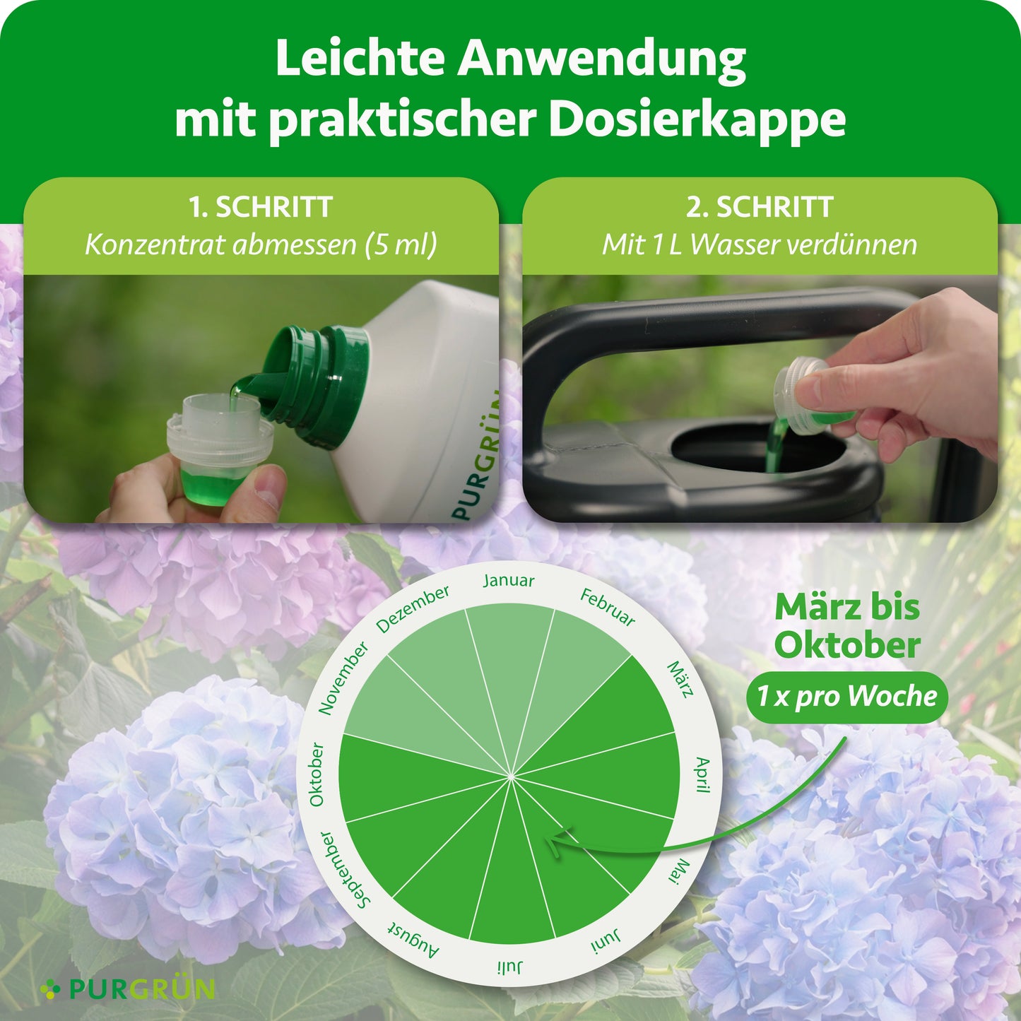 Bauernhortensie-Dünger 1 Liter