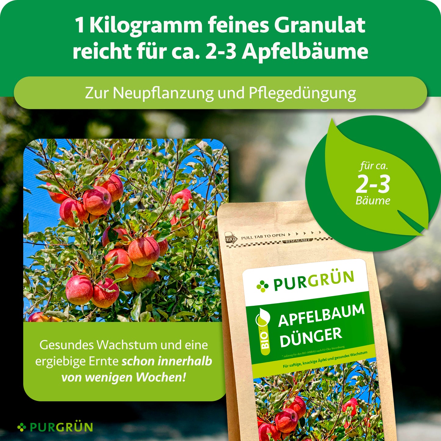 Bio-Apfelbaum-Dünger 1 kg