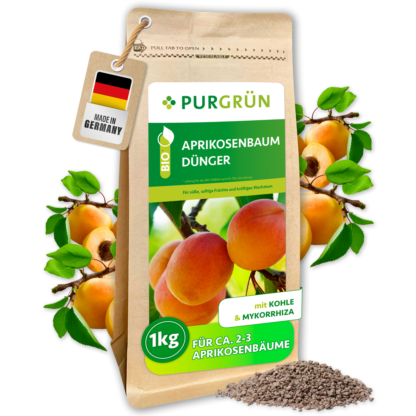 Bio-Aprikosenbaum-Dünger 1 kg