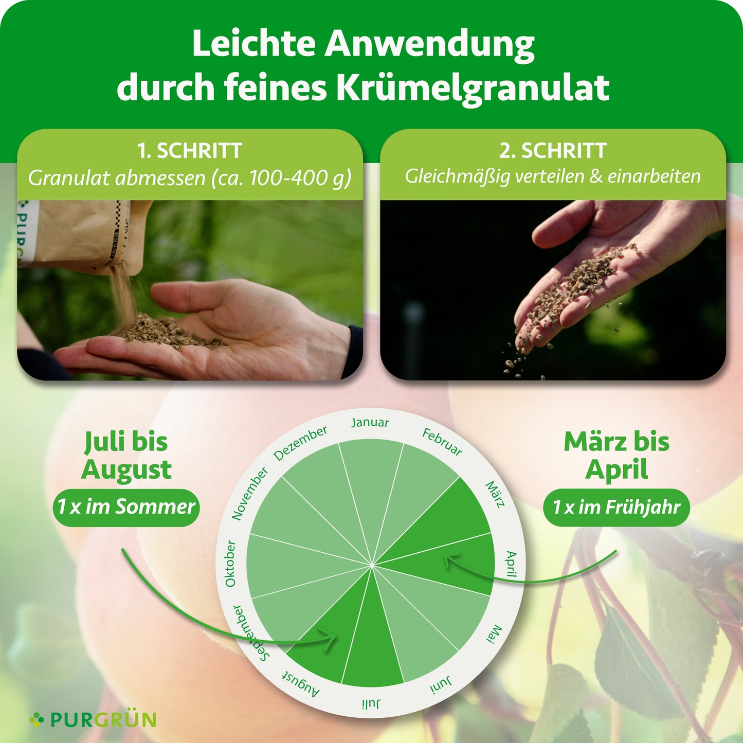 Bio-Aprikosenbaum-Dünger 1 kg