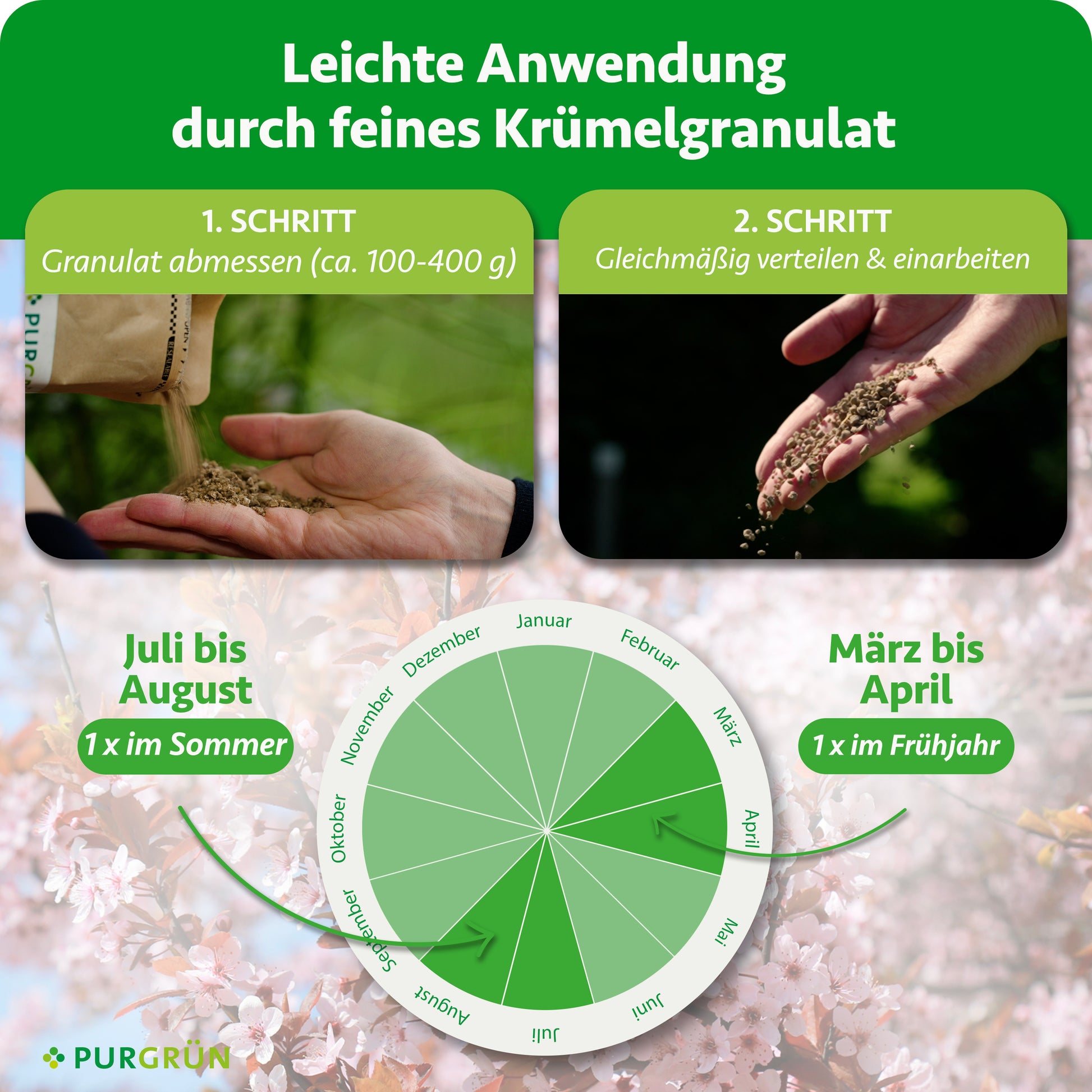Purgrün Bio-Blutpflaume-Dünger 1 kg